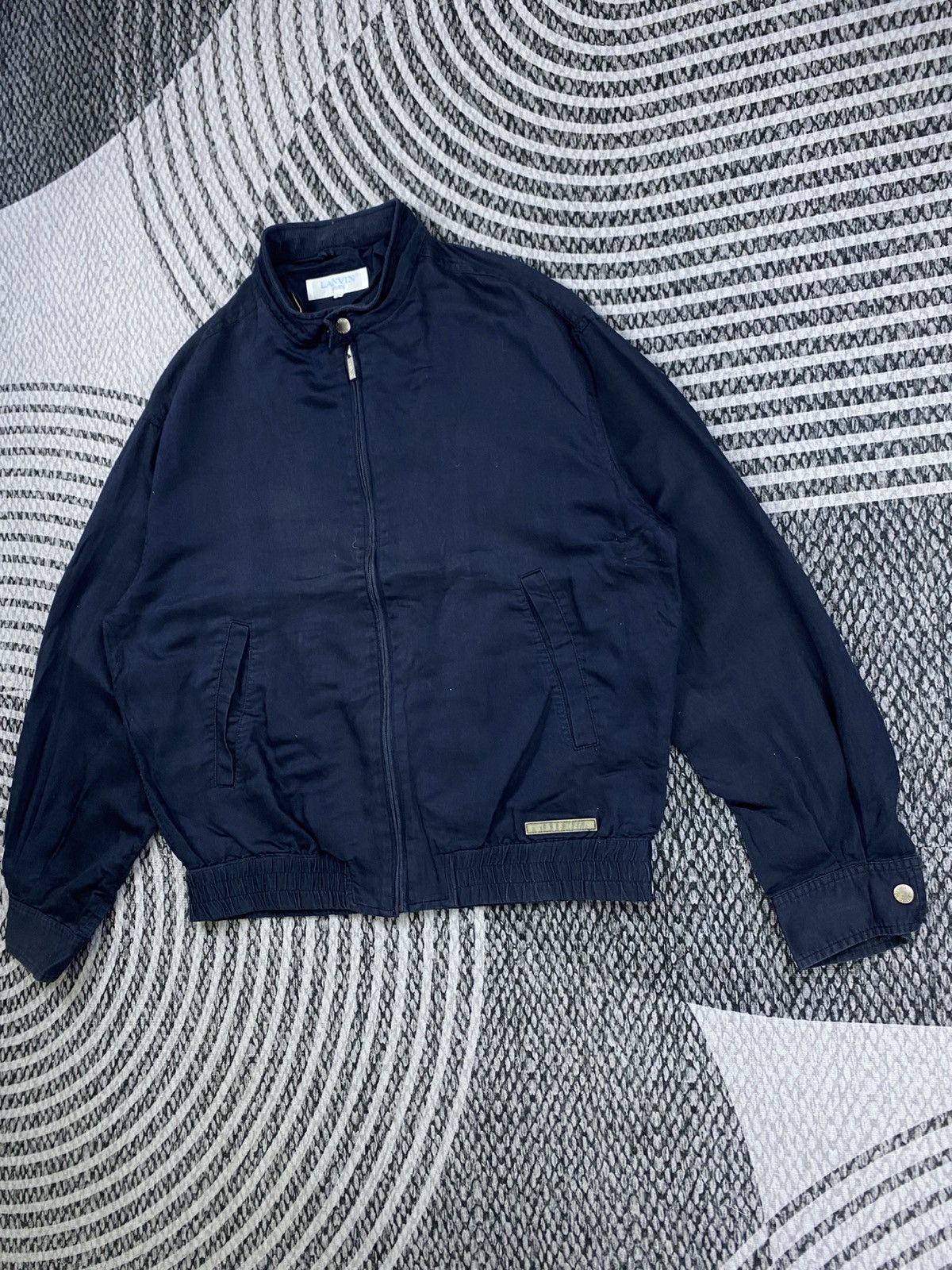 Lanvin Vintage Lanvin Sport Harington Style Zipper Jacket Size US L / EU 52-54 / 3 - 4 Thumbnail