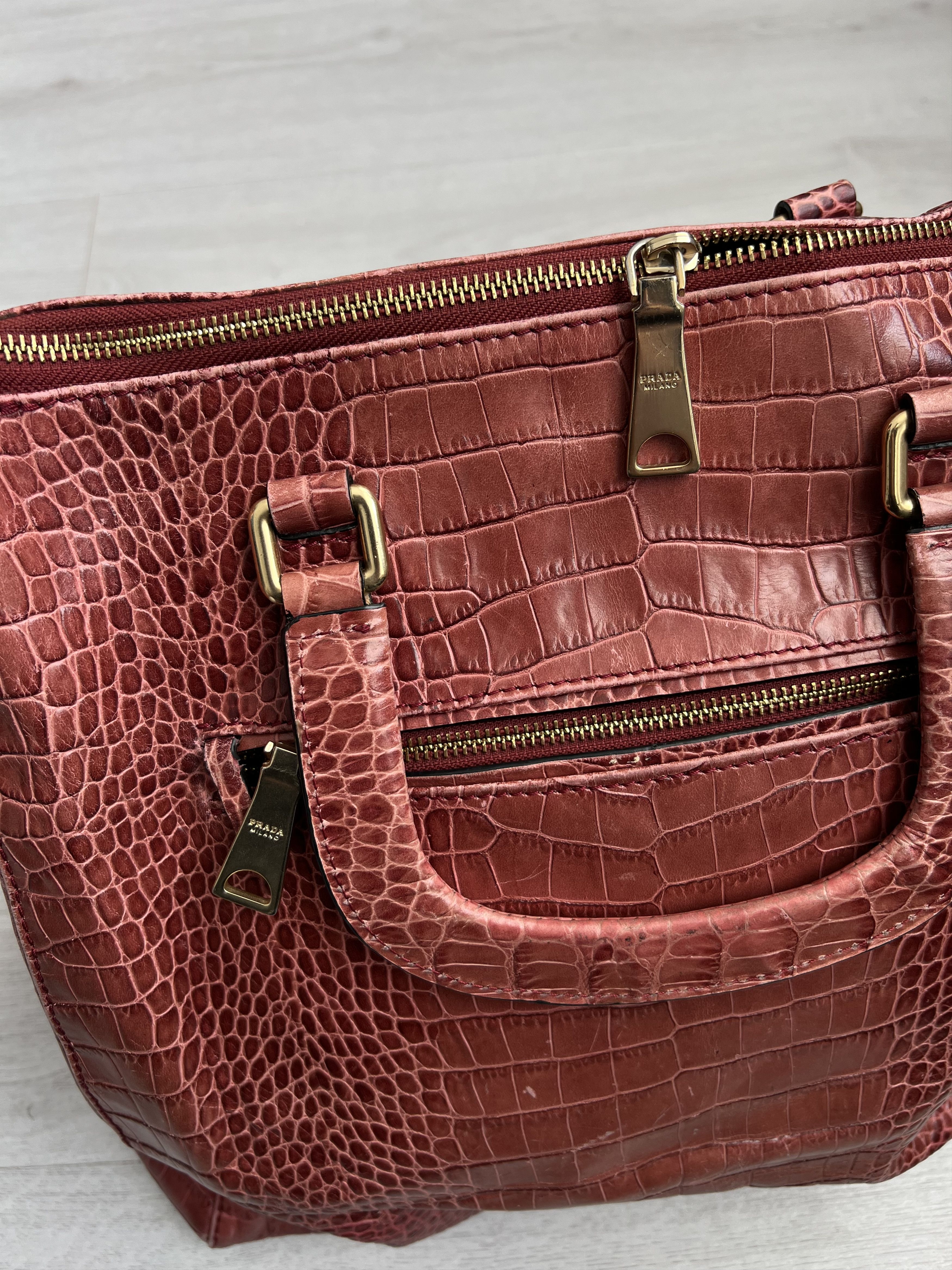 Prada Prada Crocodile Leather Size ONE SIZE - 6 Thumbnail