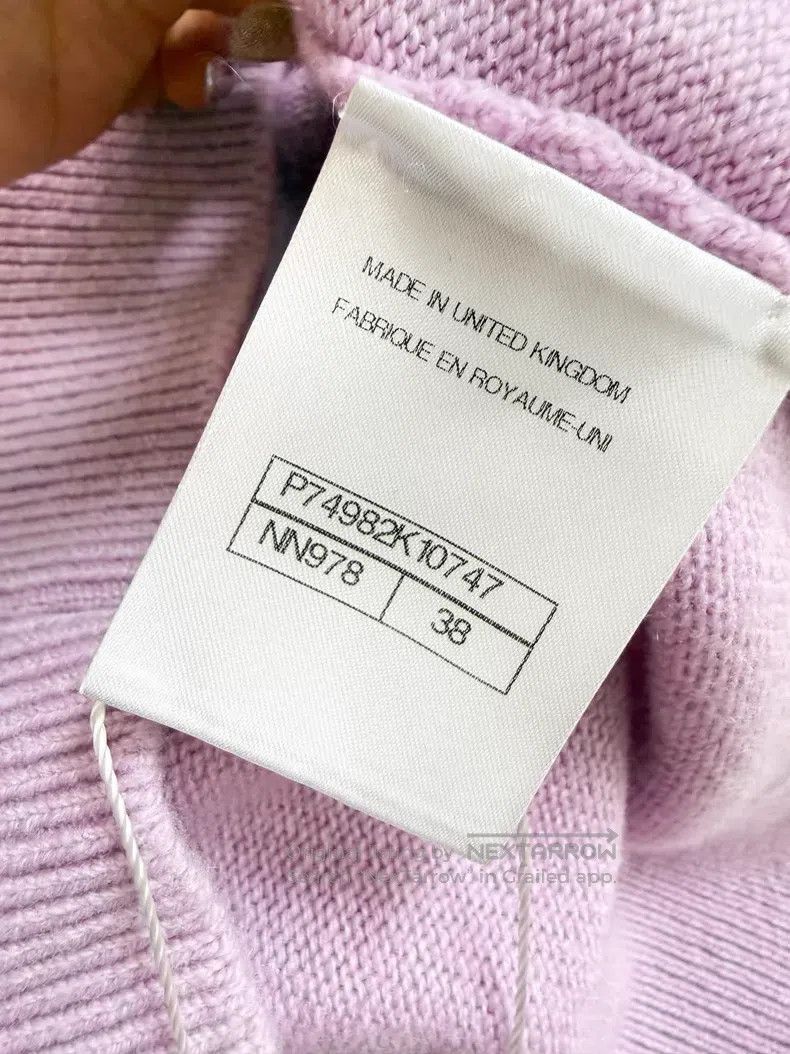 Chanel Chanel Pin lilac edge slanted shoulder sleeve Size XS / US 0-2 / IT 36-38 - 6 Thumbnail