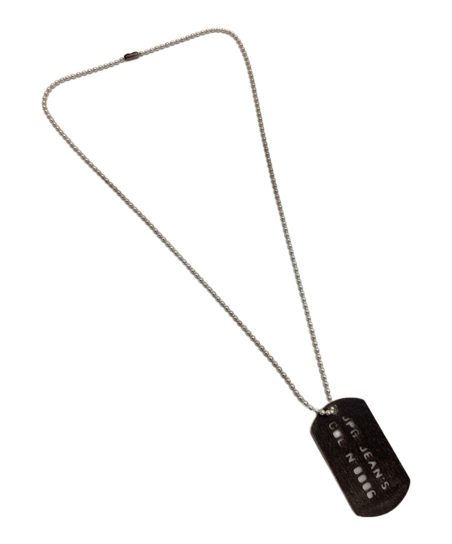 Jean Paul Gaultier Dog Tag Necklace Size ONE SIZE - 3 Thumbnail