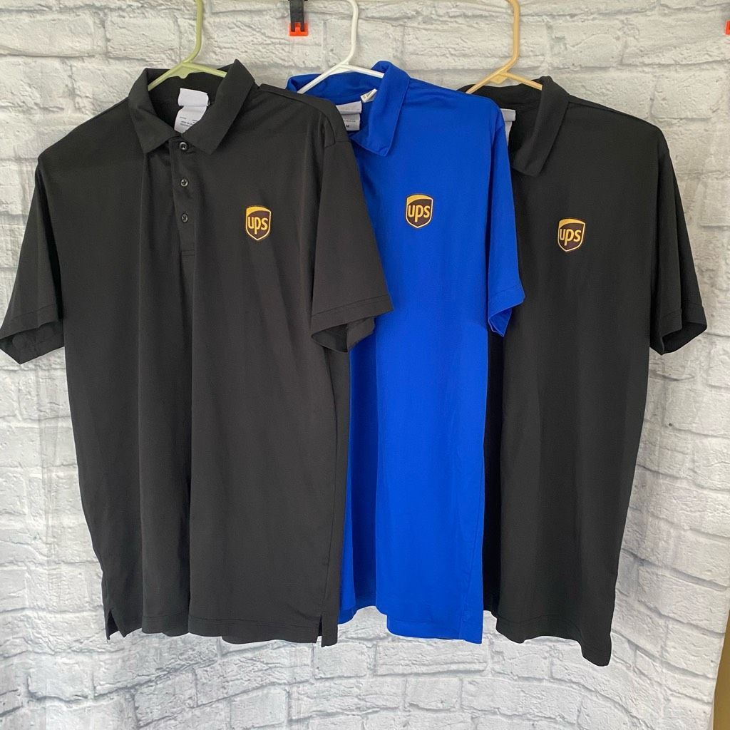 Other Wear Guard men M 3 button dri wear short sleeve polo bundle of 3 black & blue Size US M / EU 48-50 / 2 - 1 Thumbnail