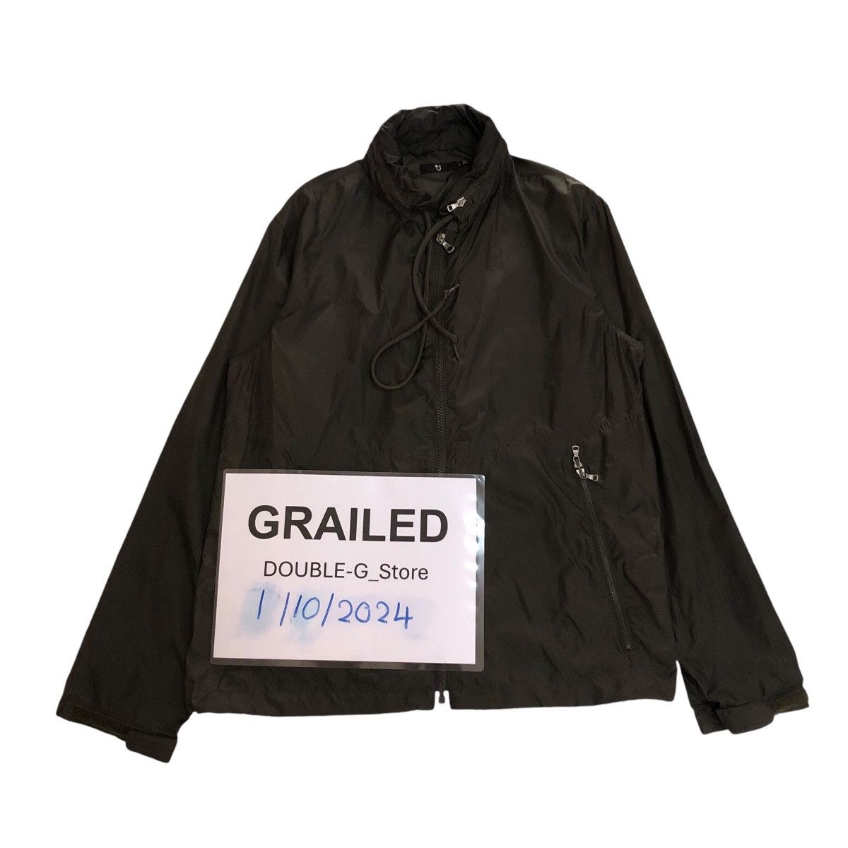Jil Sander 📌Military Design Biker Zipper Jacket J+ Jil Sander Size US L / EU 52-54 / 3 - 1 Thumbnail