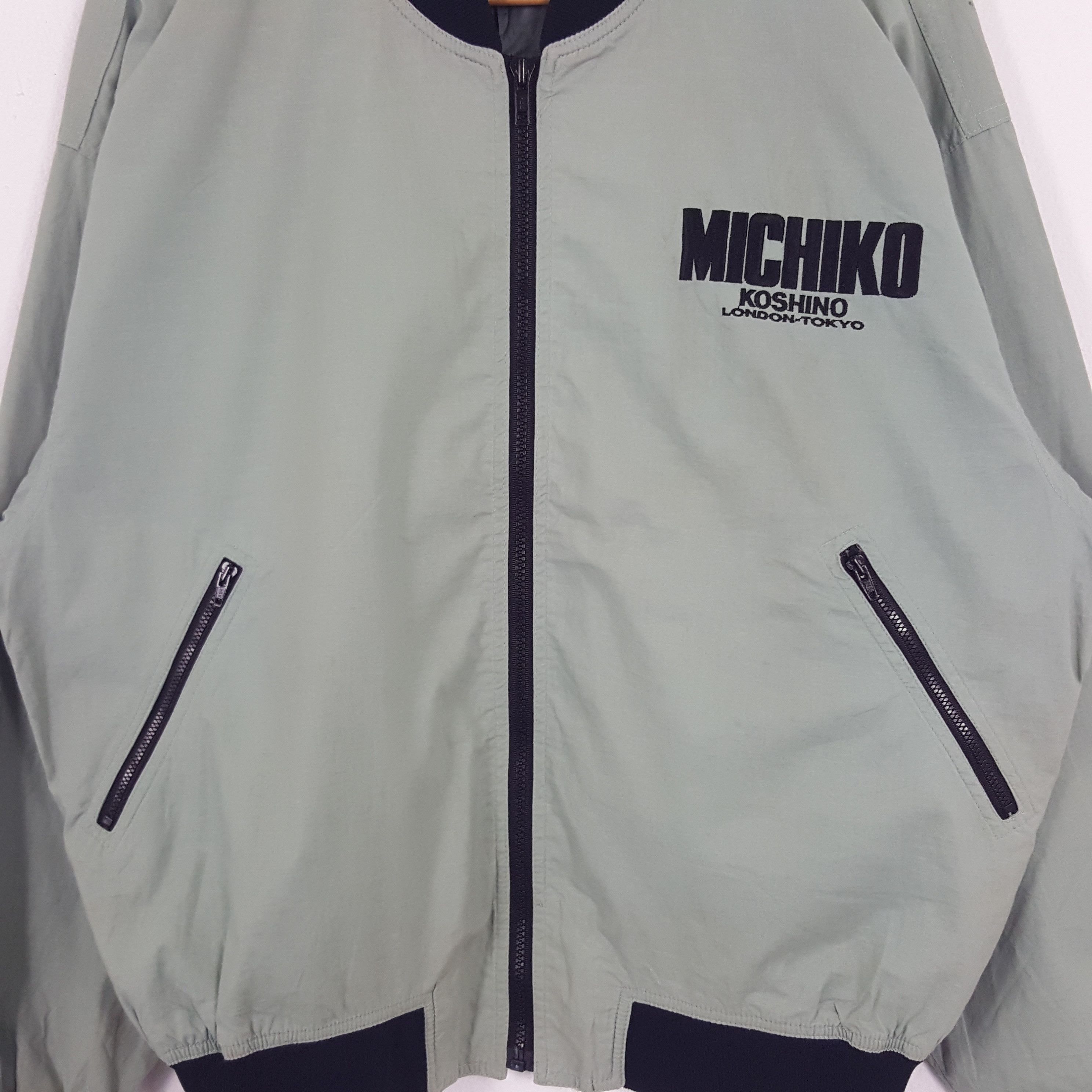 Michiko Koshino × Vintage Vintage Michiko Koshino Pucka Clobba Japan Brand Jacket Size US L / EU 52-54 / 3 - 4 Thumbnail