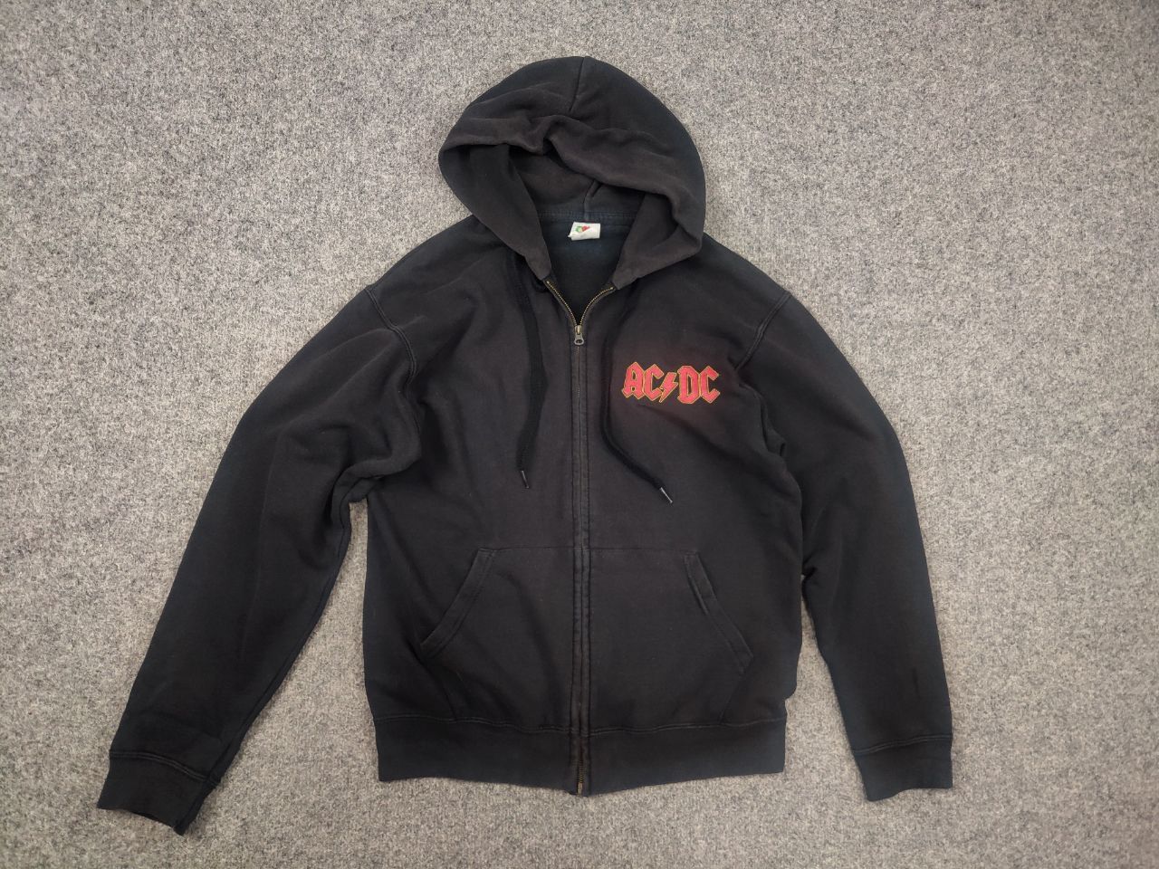 Band Tees AC/DC Vintage Merch Rock Of Bust Faded Bag Logo Zip Hoodie Size US S / EU 44-46 / 1 - 7 Thumbnail