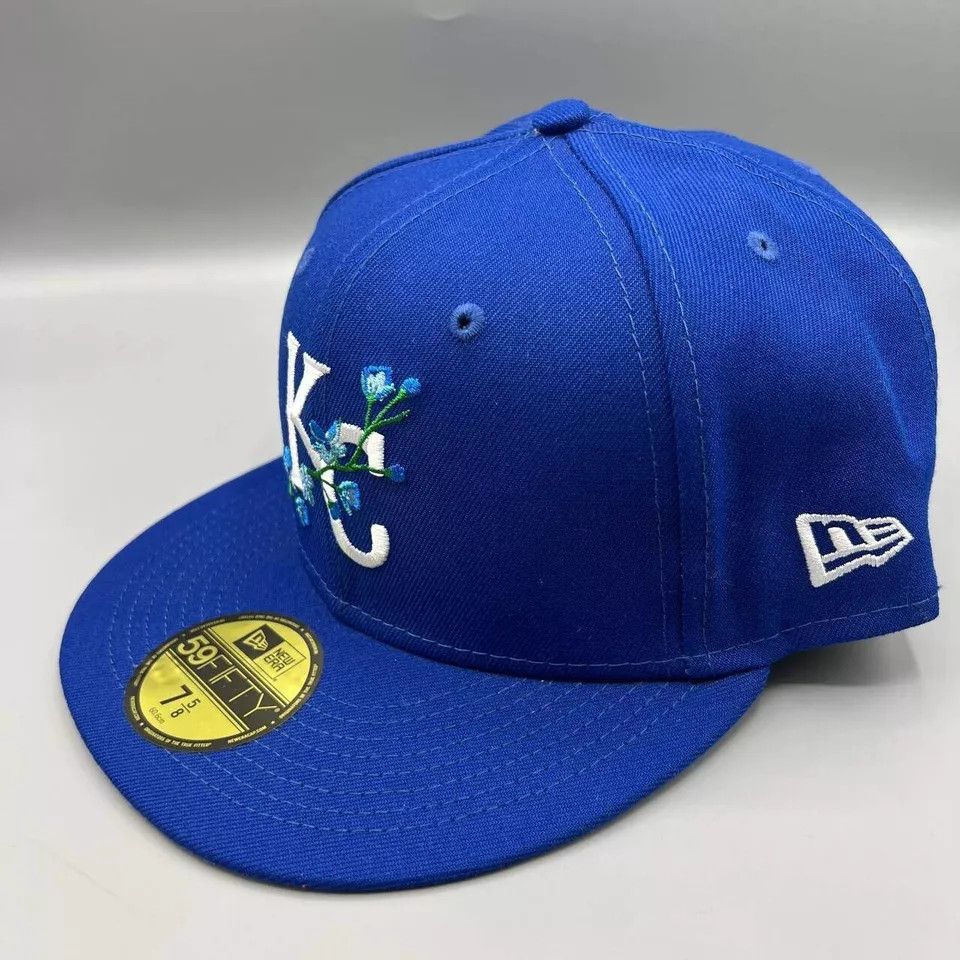 New Era Kansas City Chiefs Hat Men 7 5/8 World Series MLB Fitted Cap Size ONE SIZE - 3 Thumbnail