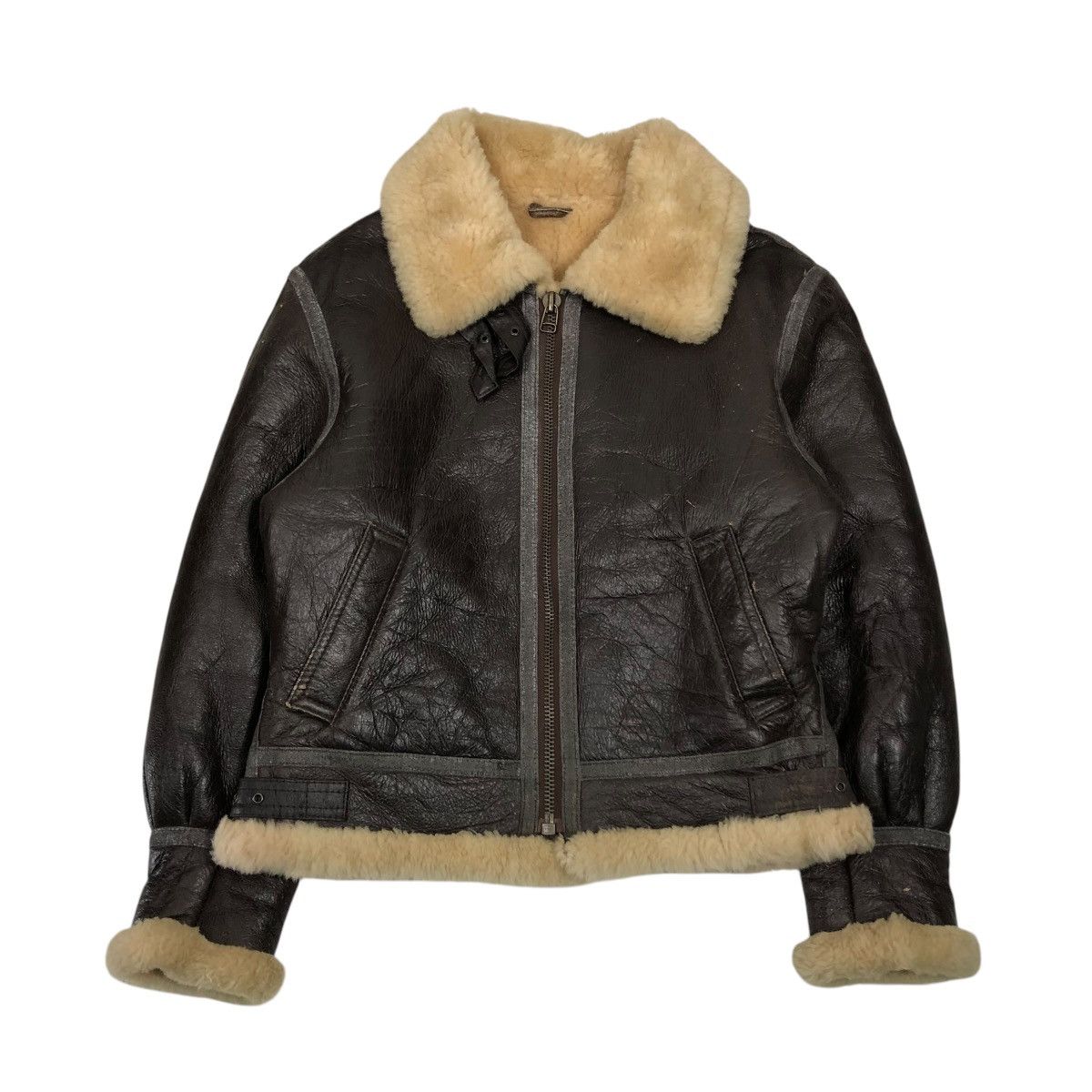 Leather Jacket × Military × Vintage 🔥VINTAGE SHEARLING B-3 JACKET GENUINE LEATHER US ARMY STYLE | Grailed Leather Jacket × Military × Vintage 🔥VINTAGE SHEARLING B-3 JACKET GENUINE LEATHER US ARMY STYLE | Grailed