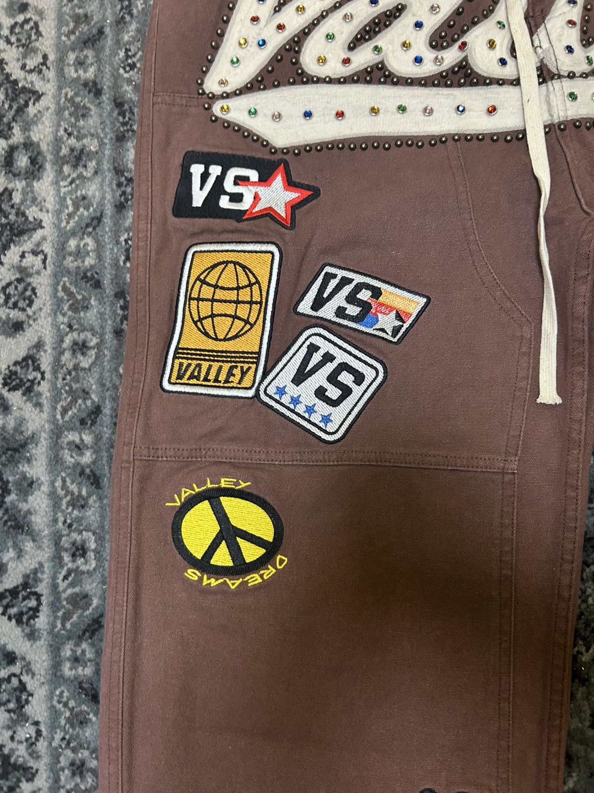 Vale Vale Brown 1980’s Painters Pants Size US 32 / EU 48 - 5 Thumbnail