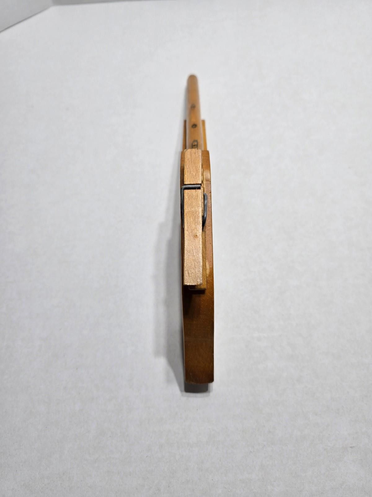 Handmade Vintage 1950s: Handmade Wooden: Clothes Pin Rubber Band Gun Size ONE SIZE - 8 Thumbnail