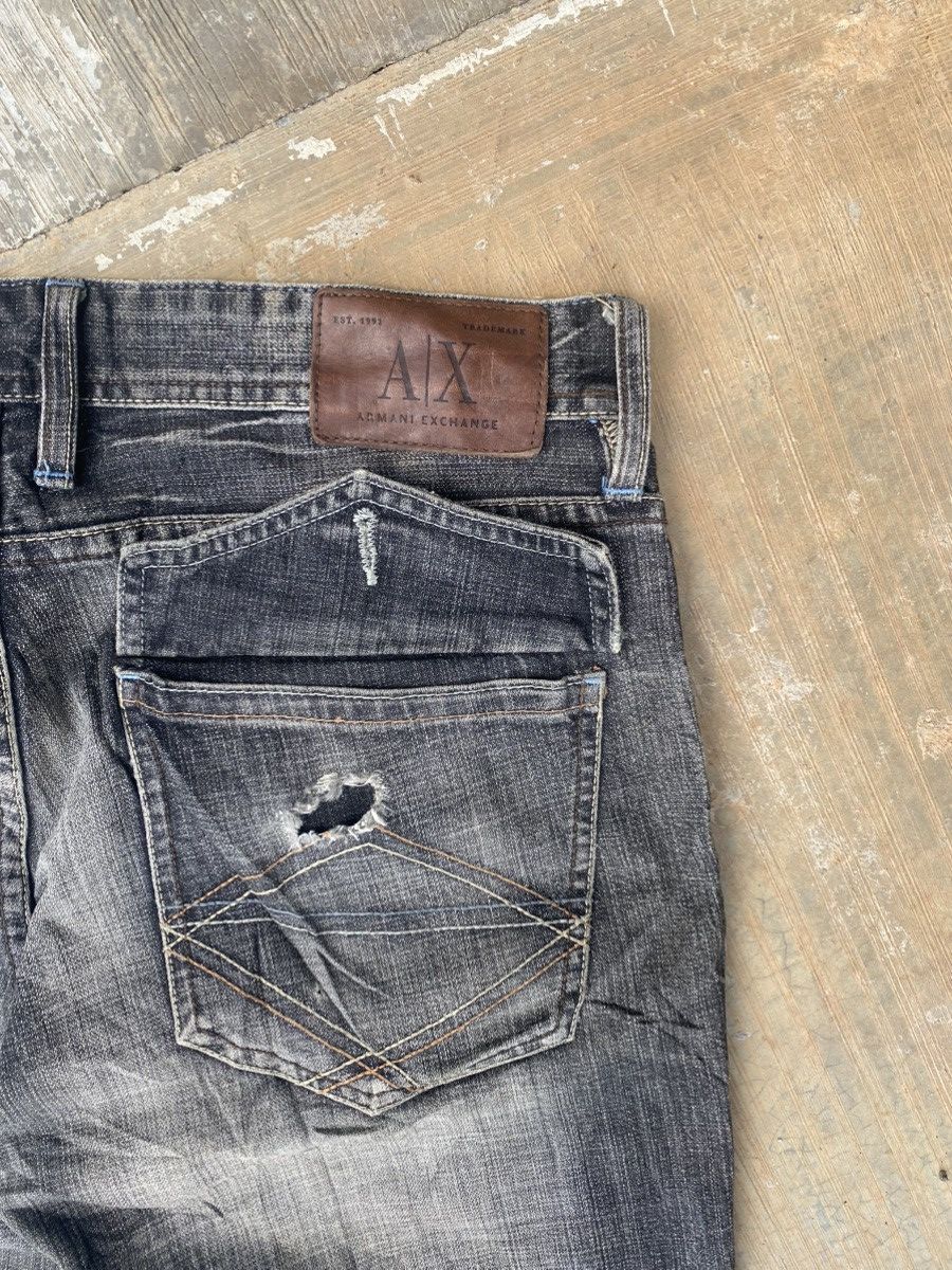 Armani Exchange Armani Exchange Patchwork Flare Jeans Size US 35 - 9 Thumbnail