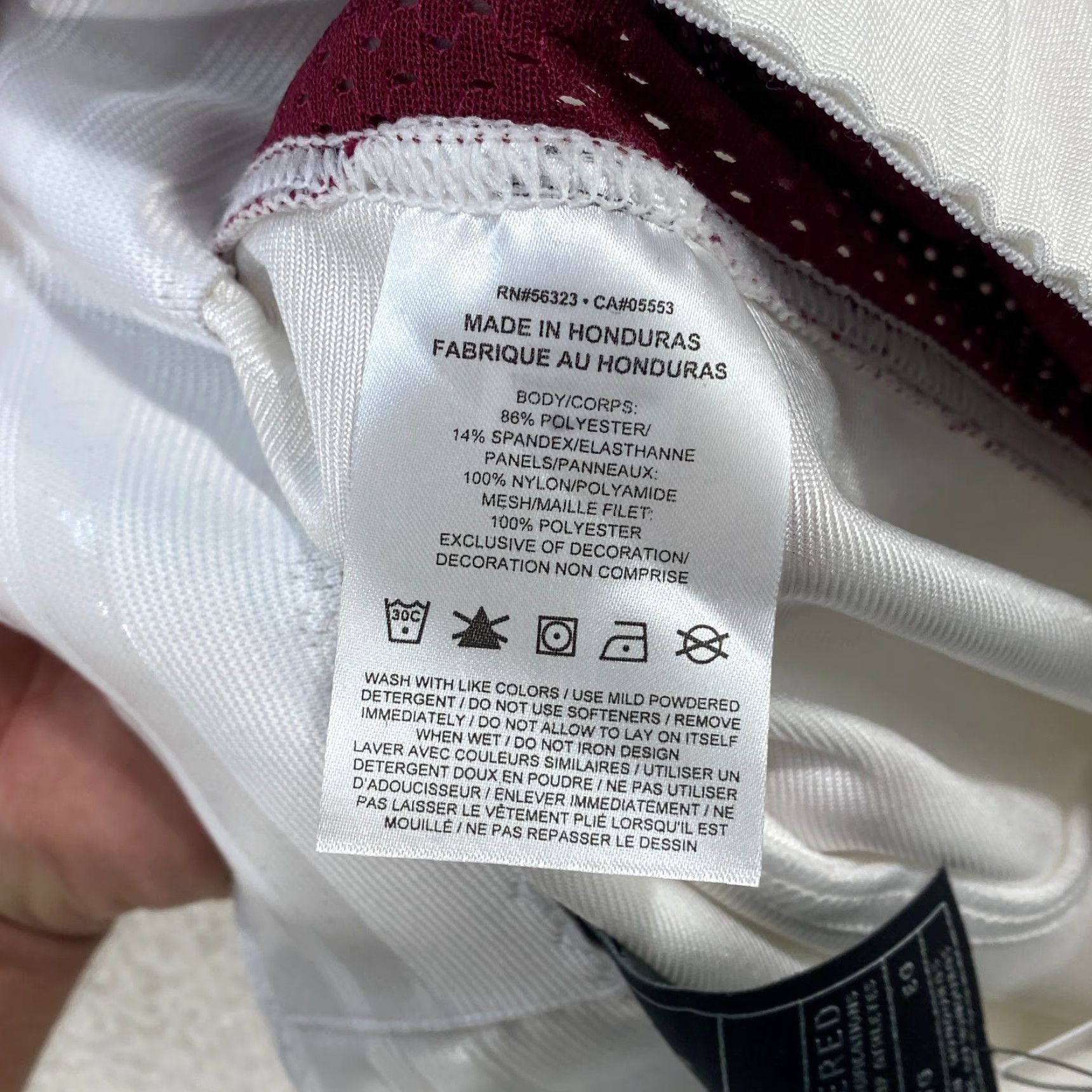 Nike NIKE Football Pants NWT White Crimson Red Mens XL C13771-104 Retail 5 Size US 36 / EU 52 - 7 Thumbnail
