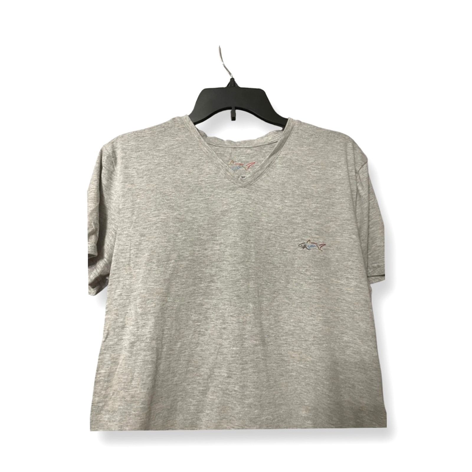 Greg Norman Greg Norman Golf T-Shirt V-Neck Athletic Fit Gray Men's M Size US M / EU 48-50 / 2 - 4 Thumbnail