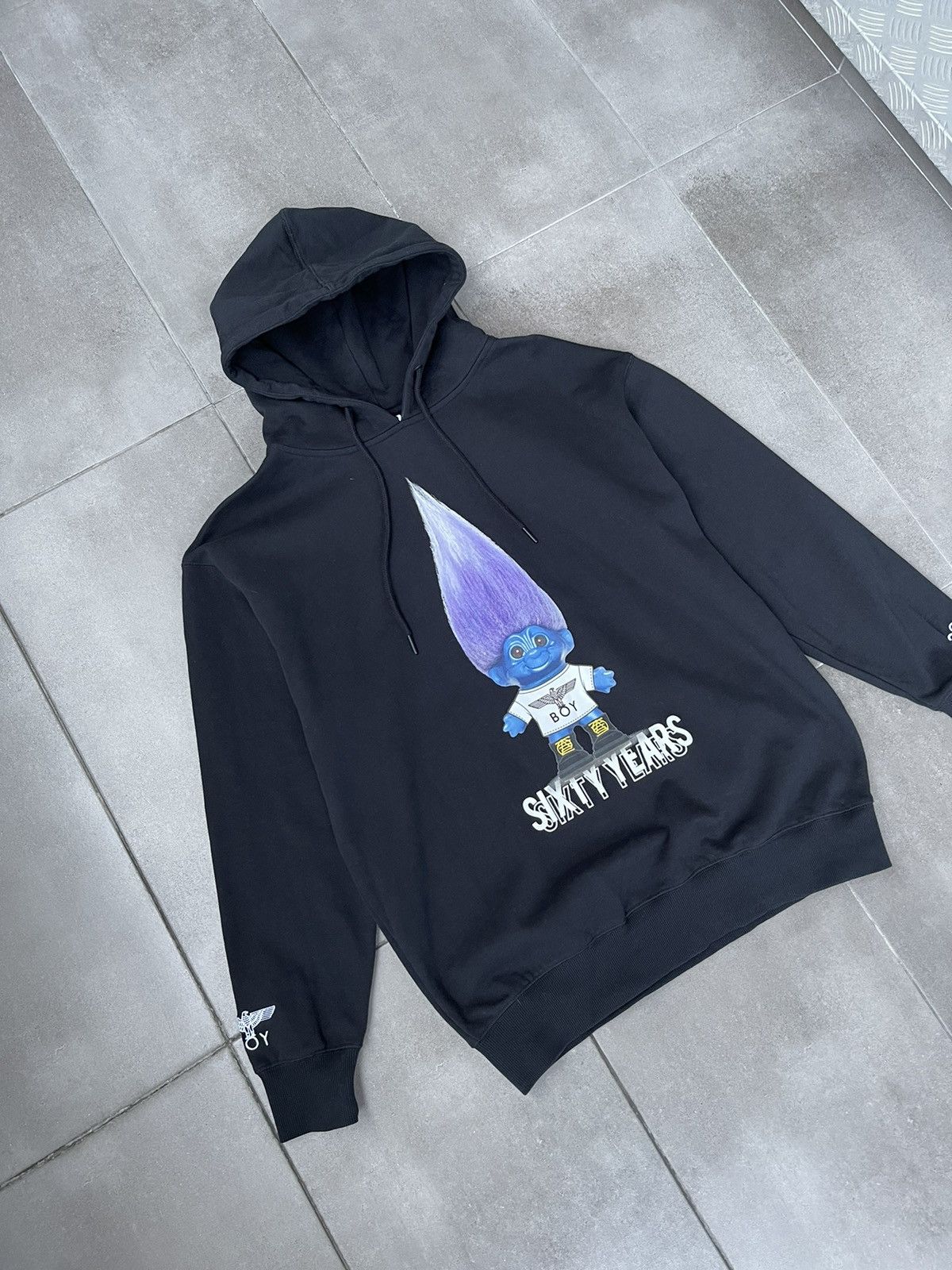 Boy London Boy London X Trolls 60 Anniversary Logo Movie Black Hoodie Size US M / EU 48-50 / 2 - 9 Thumbnail