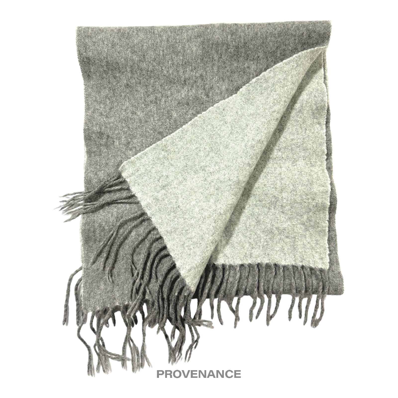 Givenchy 🔴 Givenchy Two-Tone Cashmere Scarf - Grey Size ONE SIZE - 2 Thumbnail