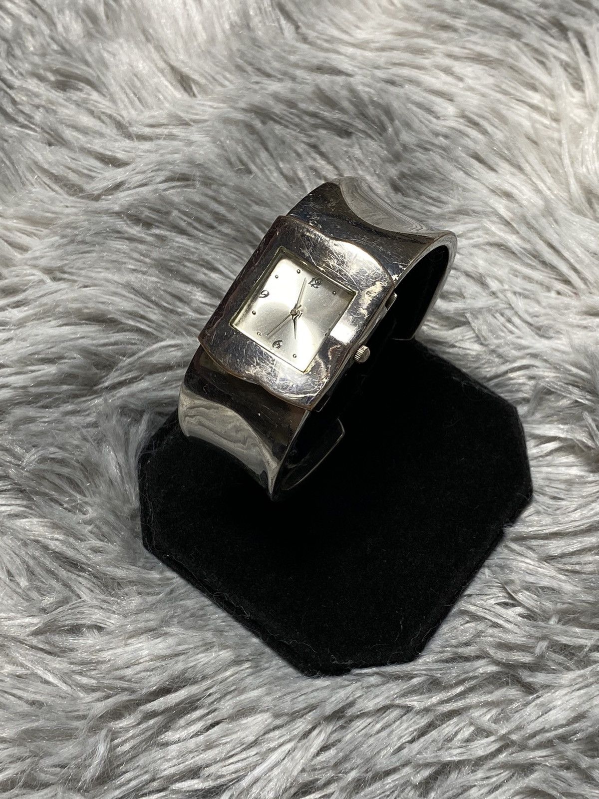 Jewelry Timeless Elegance Silver Cuff Watch Size ONE SIZE - 1 Thumbnail