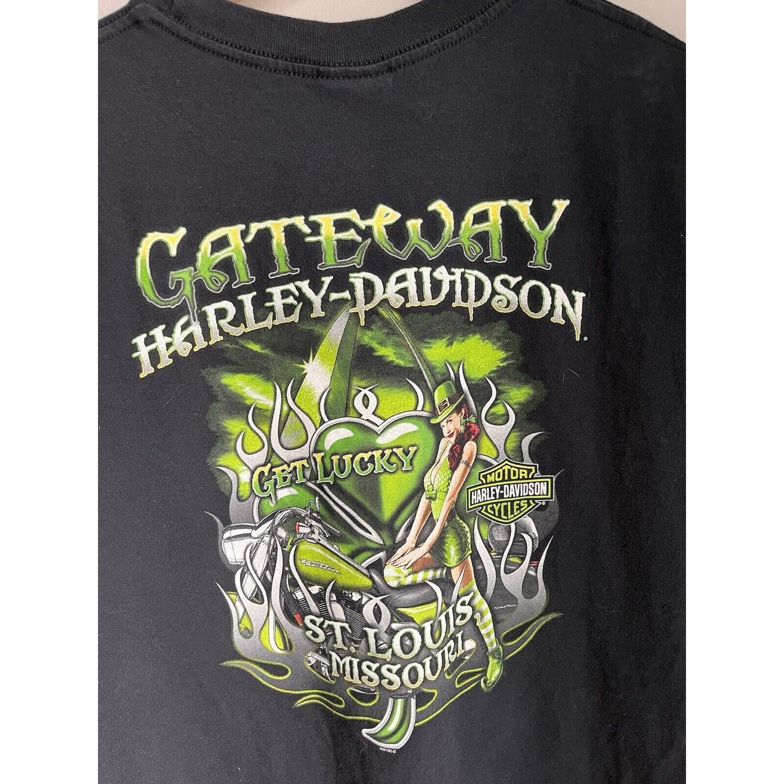 Harley Davidson VINTAGE STYLE HARLEY DAVIDSON MISSOURI LEPRECHAUN TEE 2XL Size US XXL / EU 58 / 5 - 4 Thumbnail
