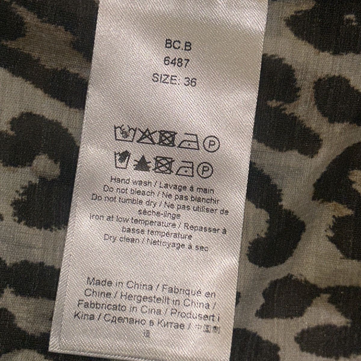Ganni GANNI Leopard-print TENCEL™-blend voile midi dress size EU36 Size S / US 4 / IT 40 - 7 Thumbnail