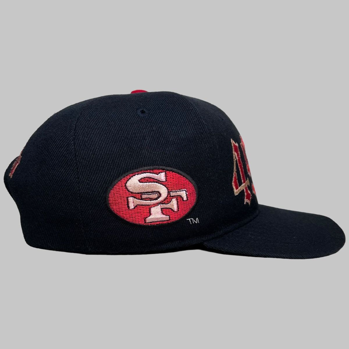 Vintage 90's NFL Starter San Francisco 49ers Fitted Hat Cap 7 3/8 top Wool Rare OG