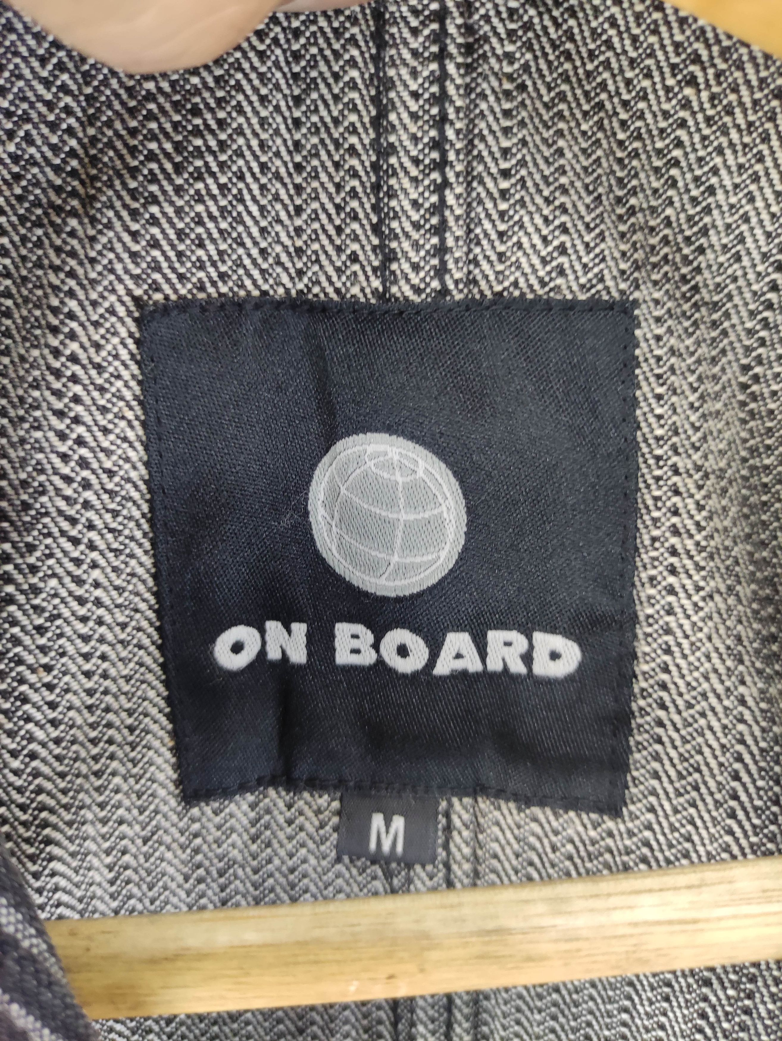 Japanese Brand Vintage On Board Denim Chore Coat Jacket Size US M / EU 48-50 / 2 - 2 Thumbnail