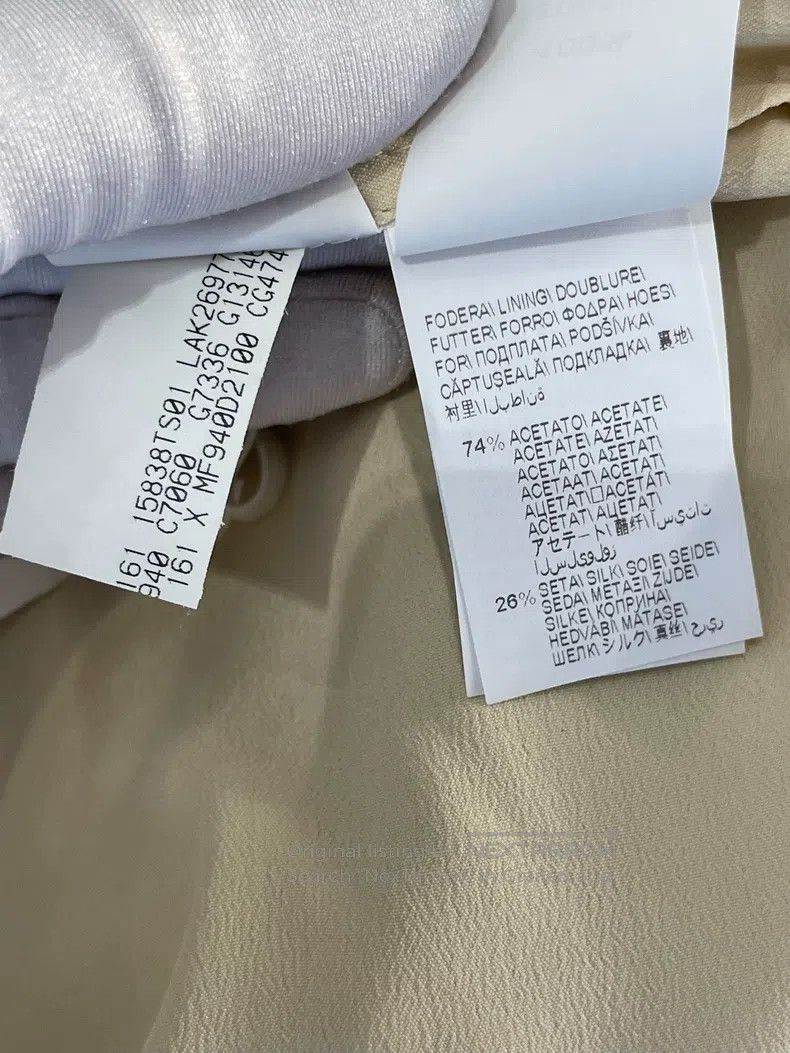 Brunello Cucinelli Brunello Cucinelli Beige and White Silk Sleeveless Camisol Size M / US 6-8 / IT 42-44 - 7 Thumbnail