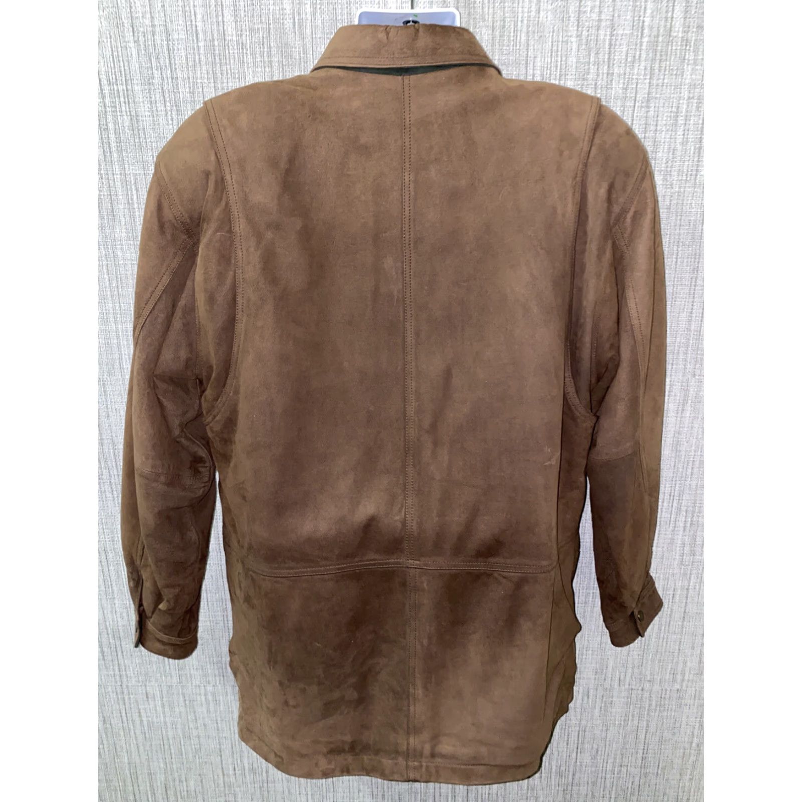 Vintage Reed Jacket Brown Leather Suede Plaid Lined Full Zip Size 40 Mens Size US XXS / EU 40 - 5 Thumbnail