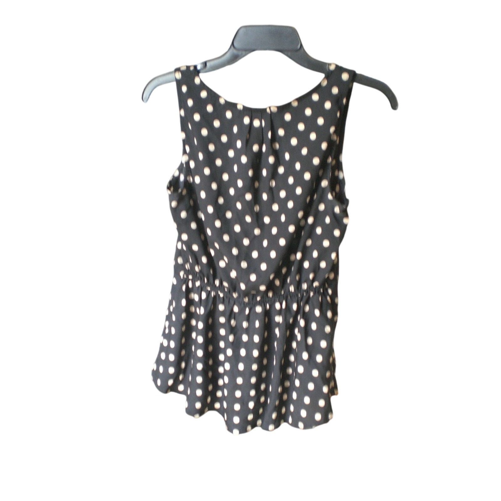 Other Eyelash Womens Top Shirt Small Black Polka Dot Sleeveless Size S / US 4 / IT 40 - 5 Thumbnail