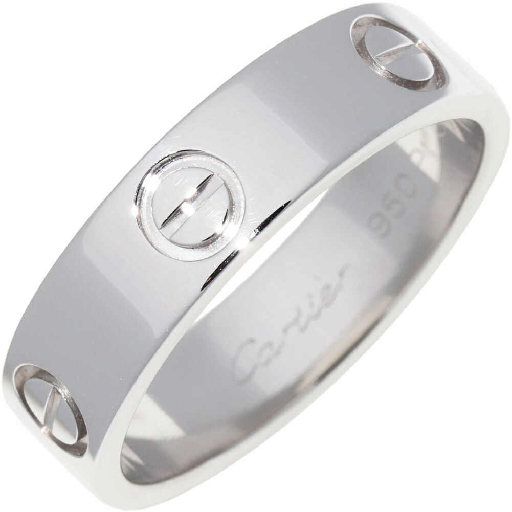 Cartier Cartier Cartier Love Pt950 Platinum Ring Size 17 Precious Metal Ring B40849 DUTY FREE for USA Size ONE SIZE - 1 Thumbnail