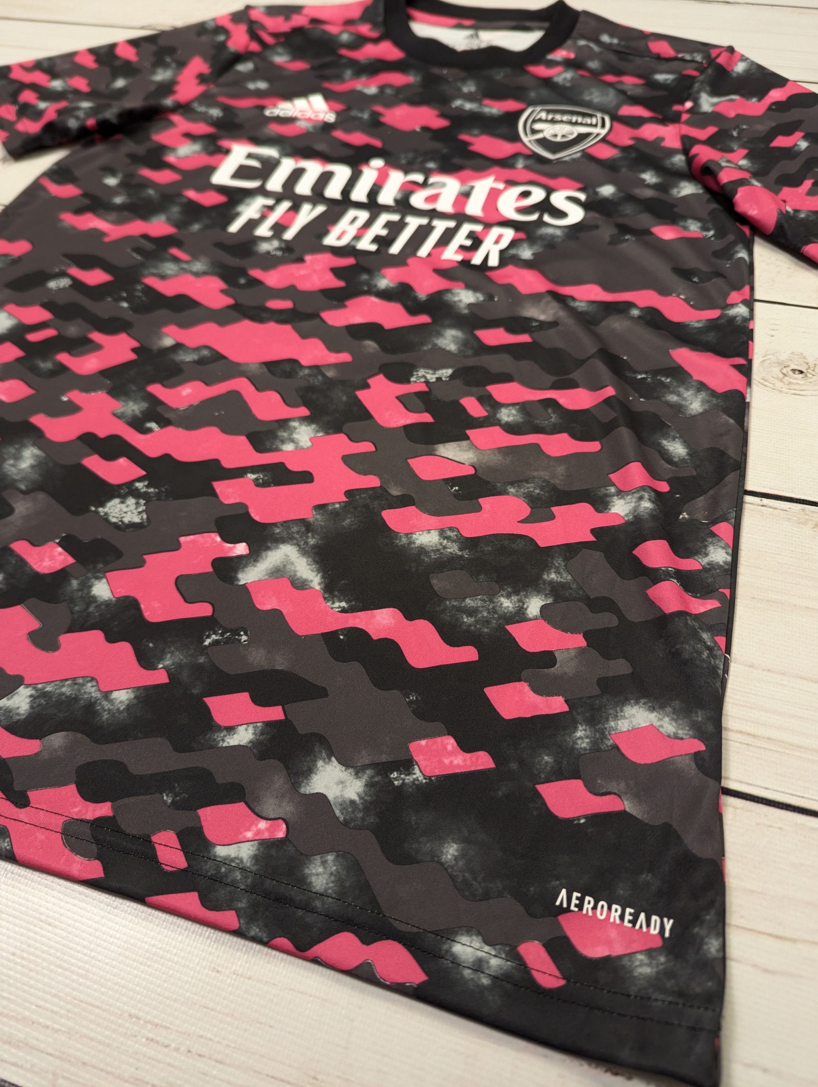 Adidas Adidas Arsenal 2021/22 Pre Match Jersey Size US S / EU 44-46 / 1 - 3 Thumbnail