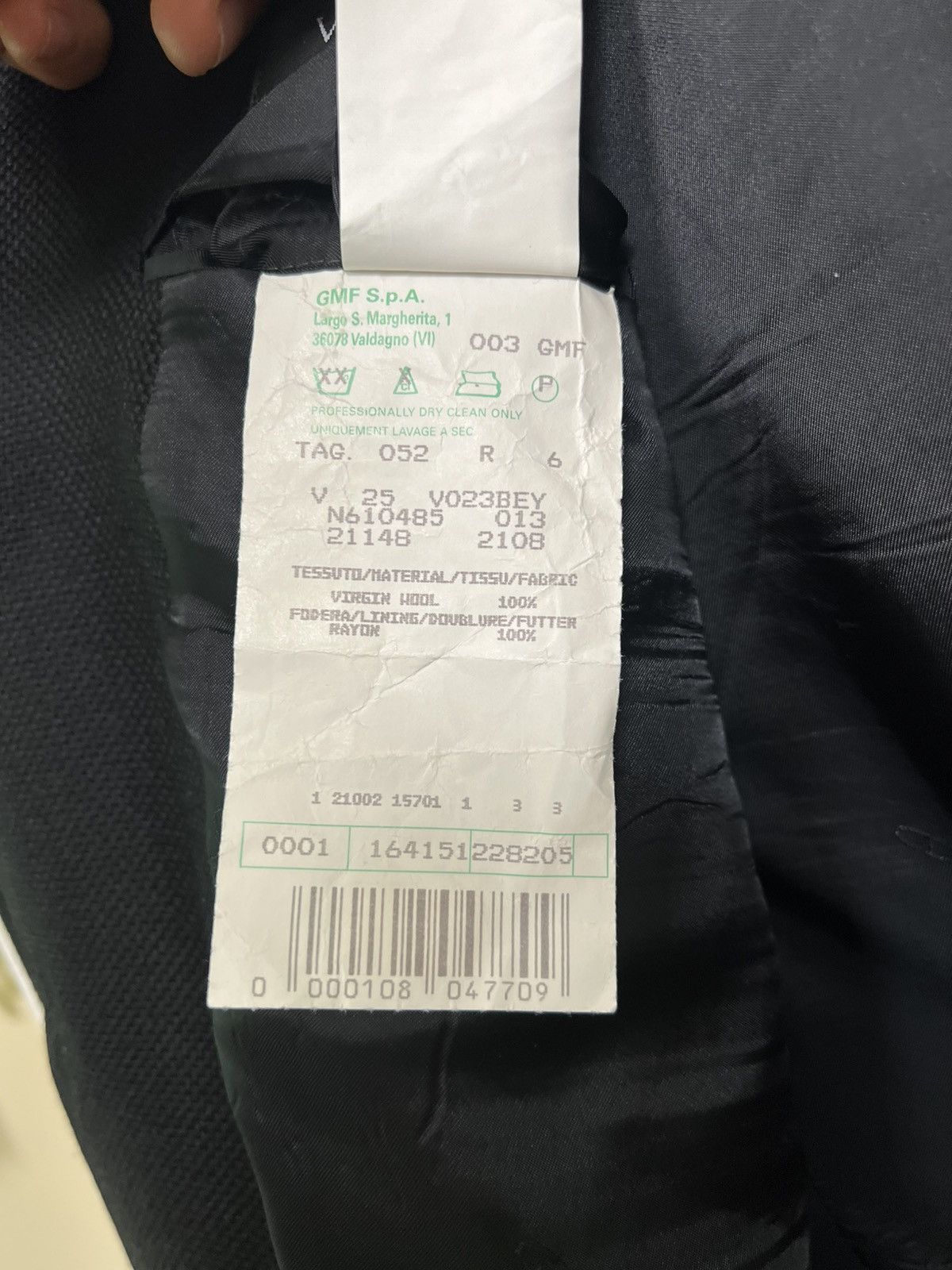 Valentino Woven Black Valentino Blazer Size 42R - 16 Thumbnail