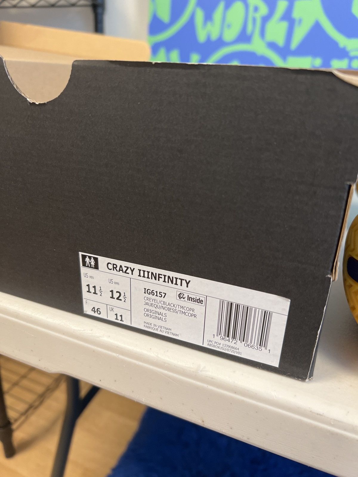 Adidas Adidas Crazy IIInfinity Size US 11.5 / EU 44-45 - 2 Thumbnail