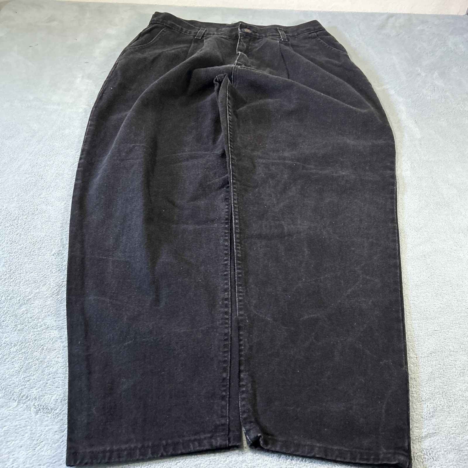 Lee USA Beyond Baggy Tapered Jeans Women 18 34x30 Black Hamilton Size 36" / US 14 / IT 50 - 2 Thumbnail