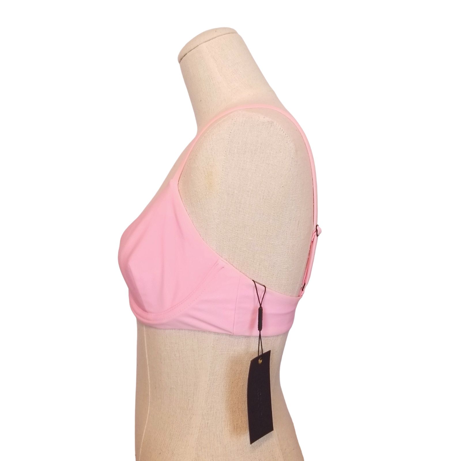 Other NWT PinkColada Tropez Bikini Top Bubblegum Pink Sz Medium Size ONE SIZE - 2 Thumbnail