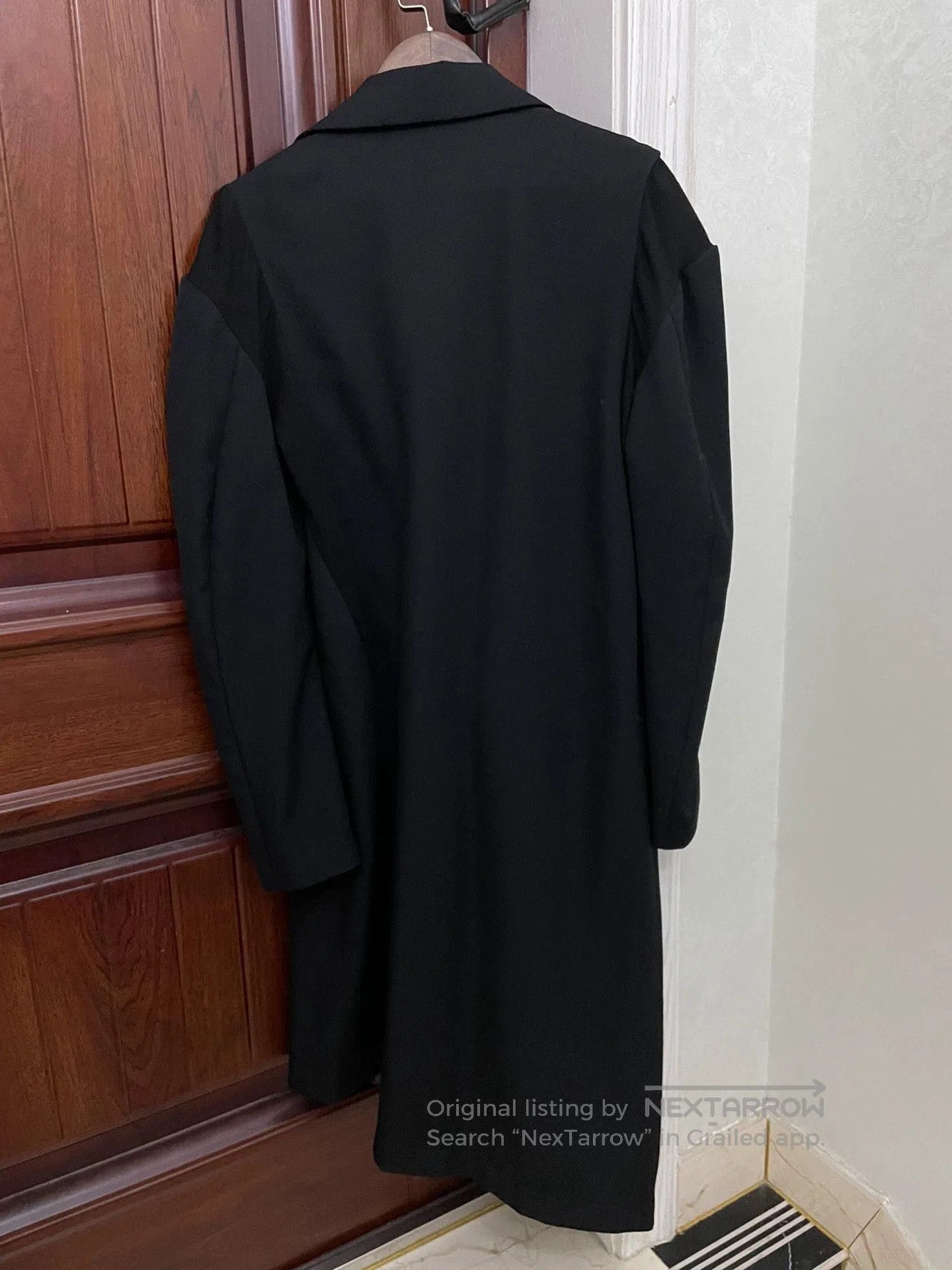 Yohji Yamamoto Yohji Yamamoto Women's Black Trench Coat. Size M / US 6-8 / IT 42-44 - 3 Thumbnail