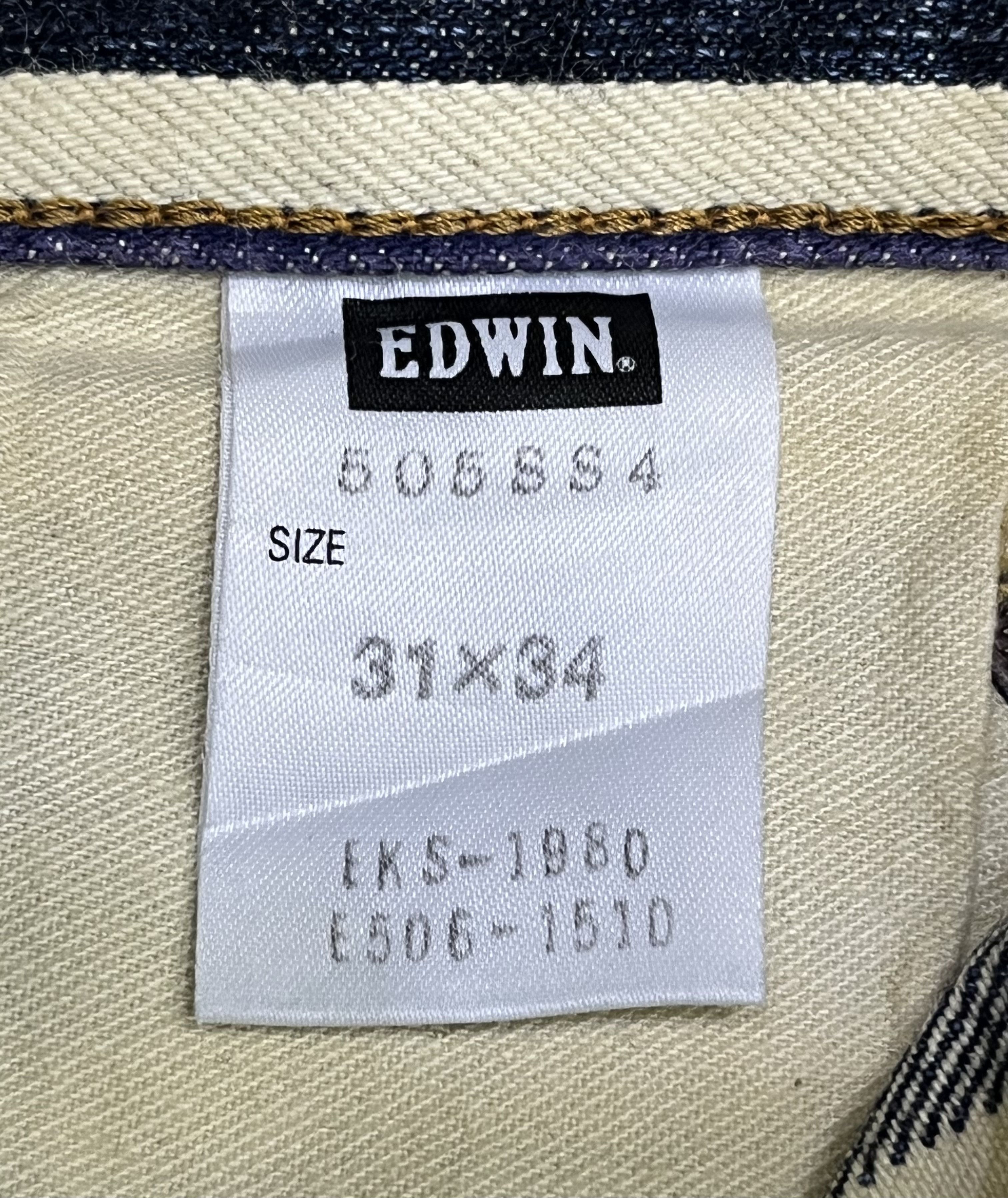 Edwin 🔥EDWIN 13oz Selvedge Punk Runway Purple Stripe Flare Japan Size US 30 / EU 46 - 14 Thumbnail