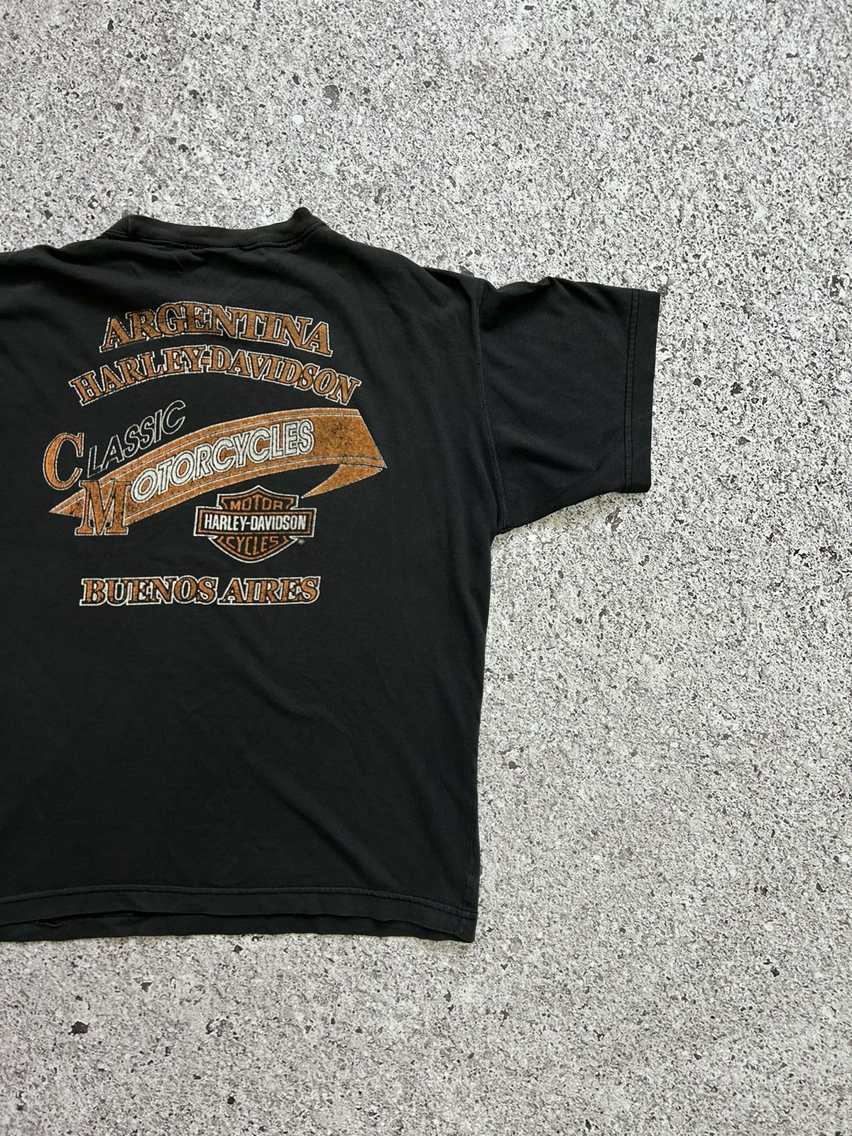 Band Tees × Harley Davidson × Vintage Vintage 2008 Harley Davidson Argentina Buenos Aires Tee Size US XXL / EU 58 / 5 - 8 Thumbnail
