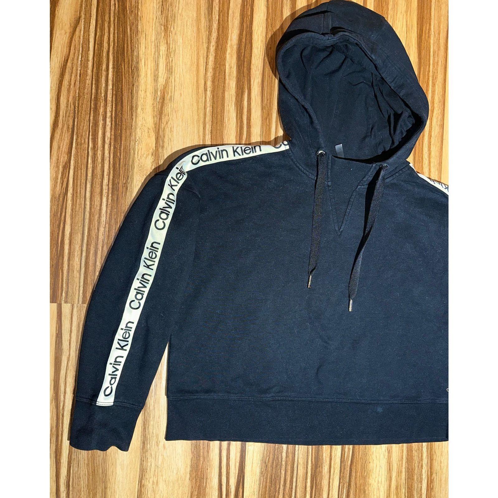Calvin Klein Calvin Klein Performed Black and White Hoodie Size Medium Size M / US 6-8 / IT 42-44 - 3 Thumbnail