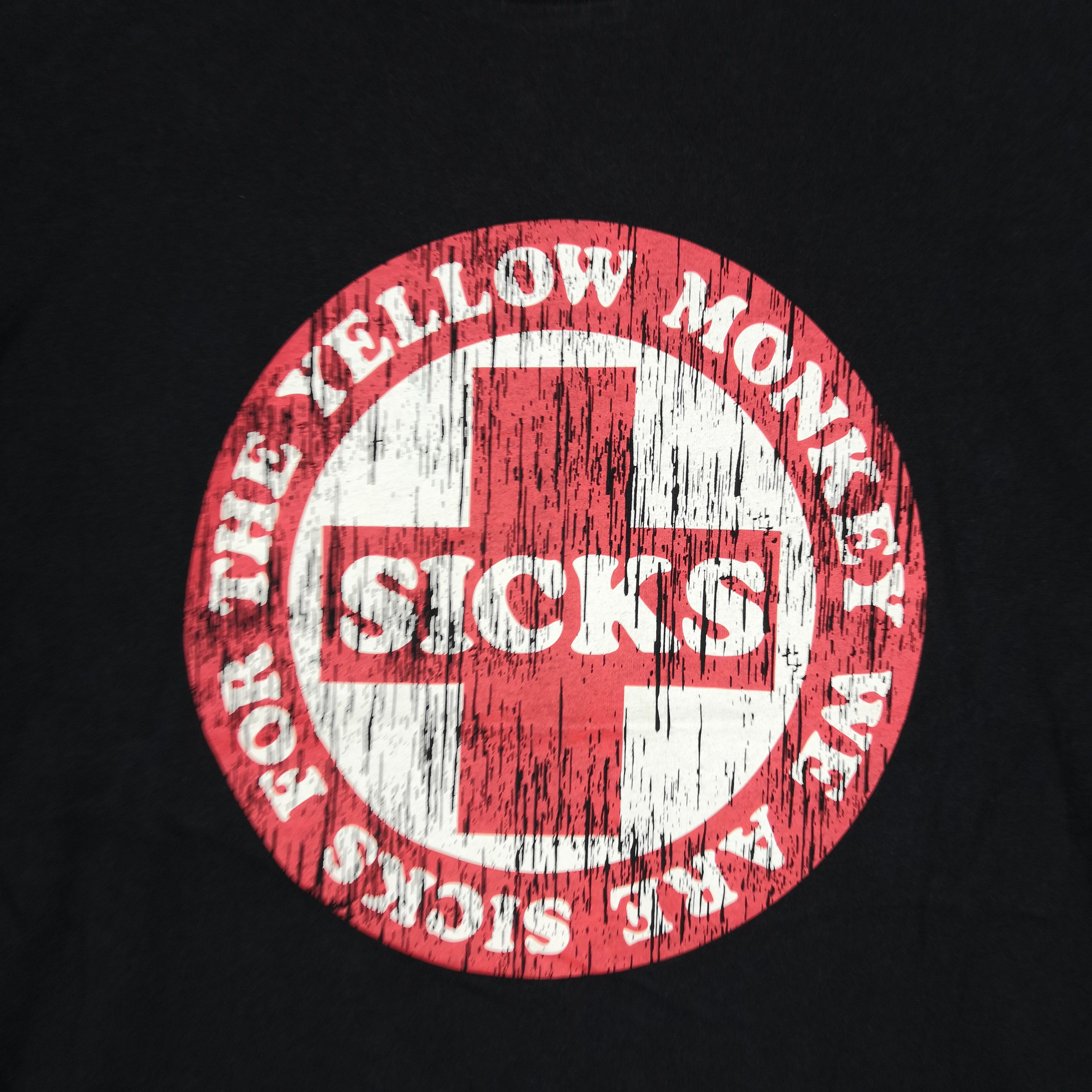 Band Tees Y2K Yellow Monkey T-Shirt Japanese Sick Band Crewneck Tee Size US M / EU 48-50 / 2 - 5 Thumbnail
