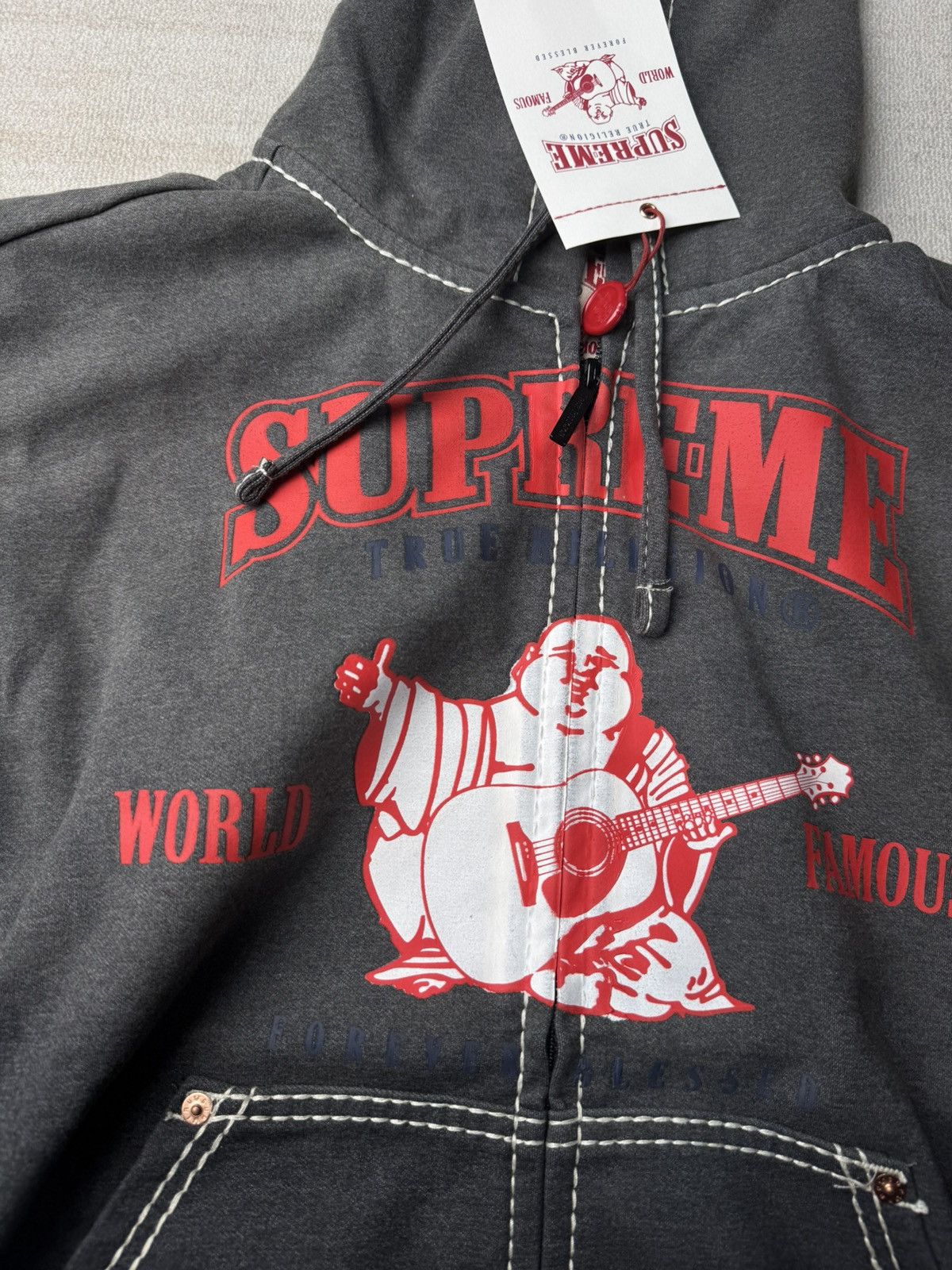 Supreme True religion zip up hoodie S Size US S / EU 44-46 / 1 - 2 Thumbnail
