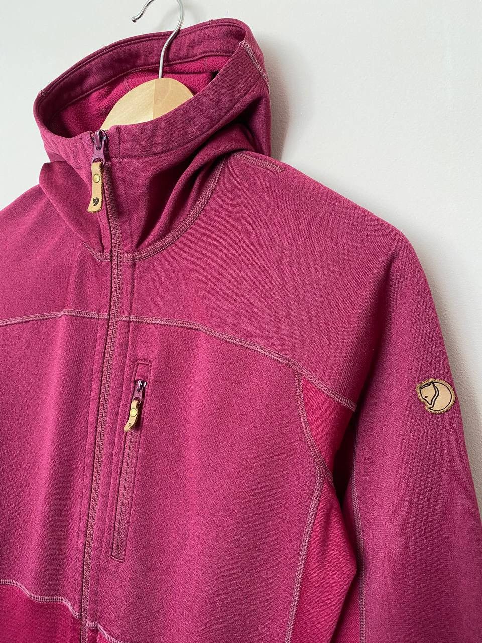 Arc'teryx × Fjallraven 📌Fjallraven Abisko Trail Fleece Zip Up Jacket Hooded Women's Size S / US 4 / IT 40 - 3 Thumbnail