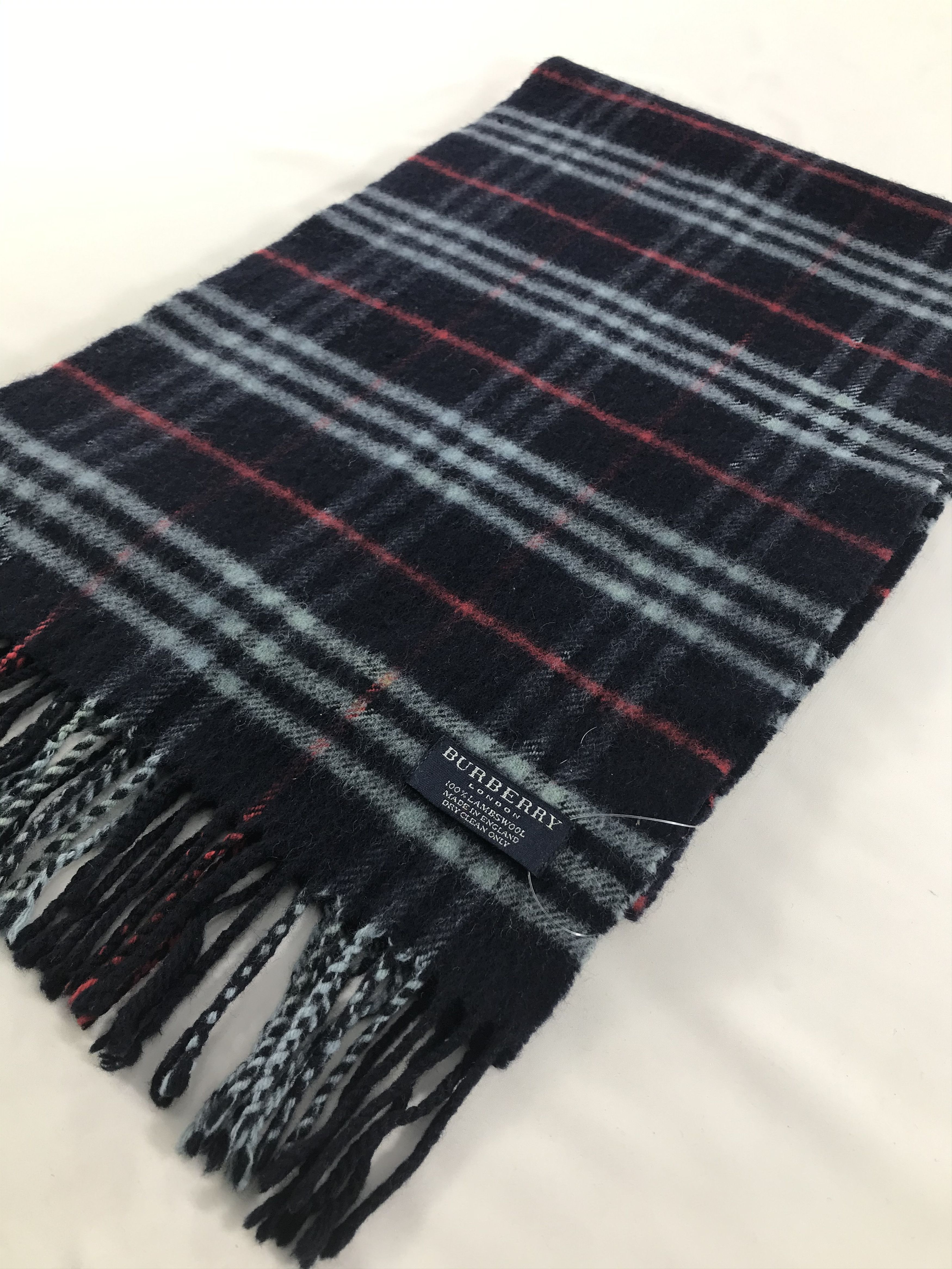Burberry × Vintage Burberry Scarf / Muffler / Neckwear - WW2659 Size ONE SIZE - 3 Thumbnail