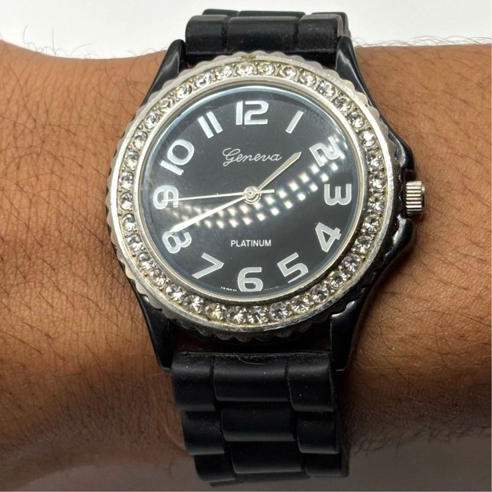 Other Silver & Black Men's Watch Size ONE SIZE - 1 Thumbnail