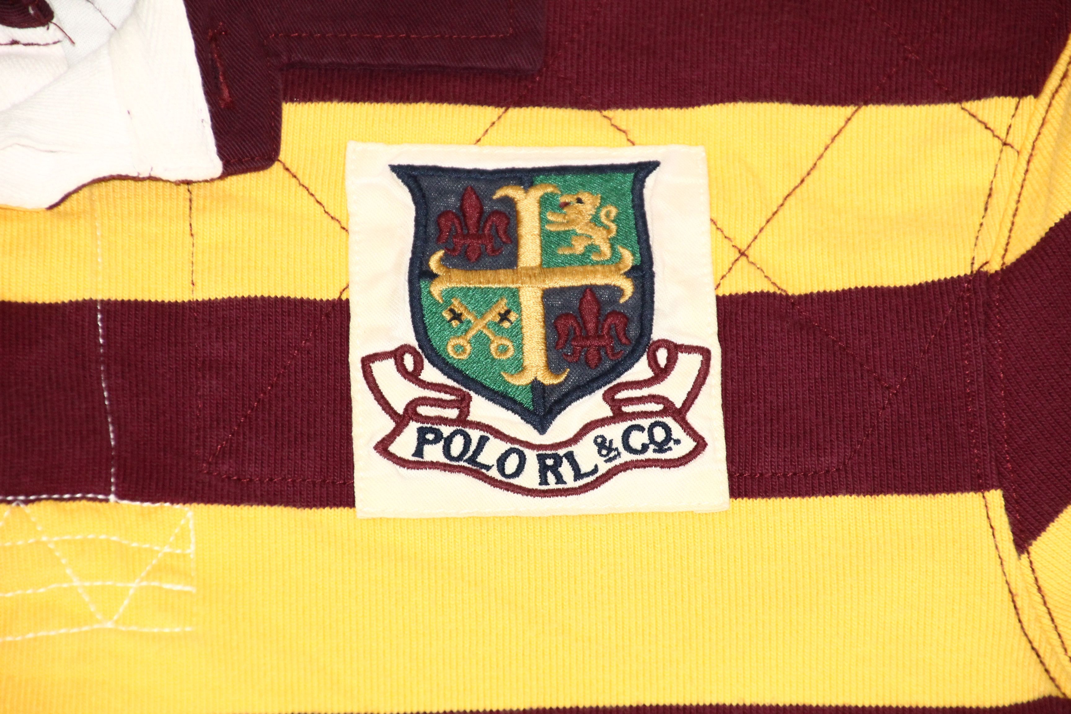 Polo Ralph Lauren Polo RL Oxford Supplier Crest Rugby Sport Quilted Vent Shirt Size US M / EU 48-50 / 2 - 6 Thumbnail
