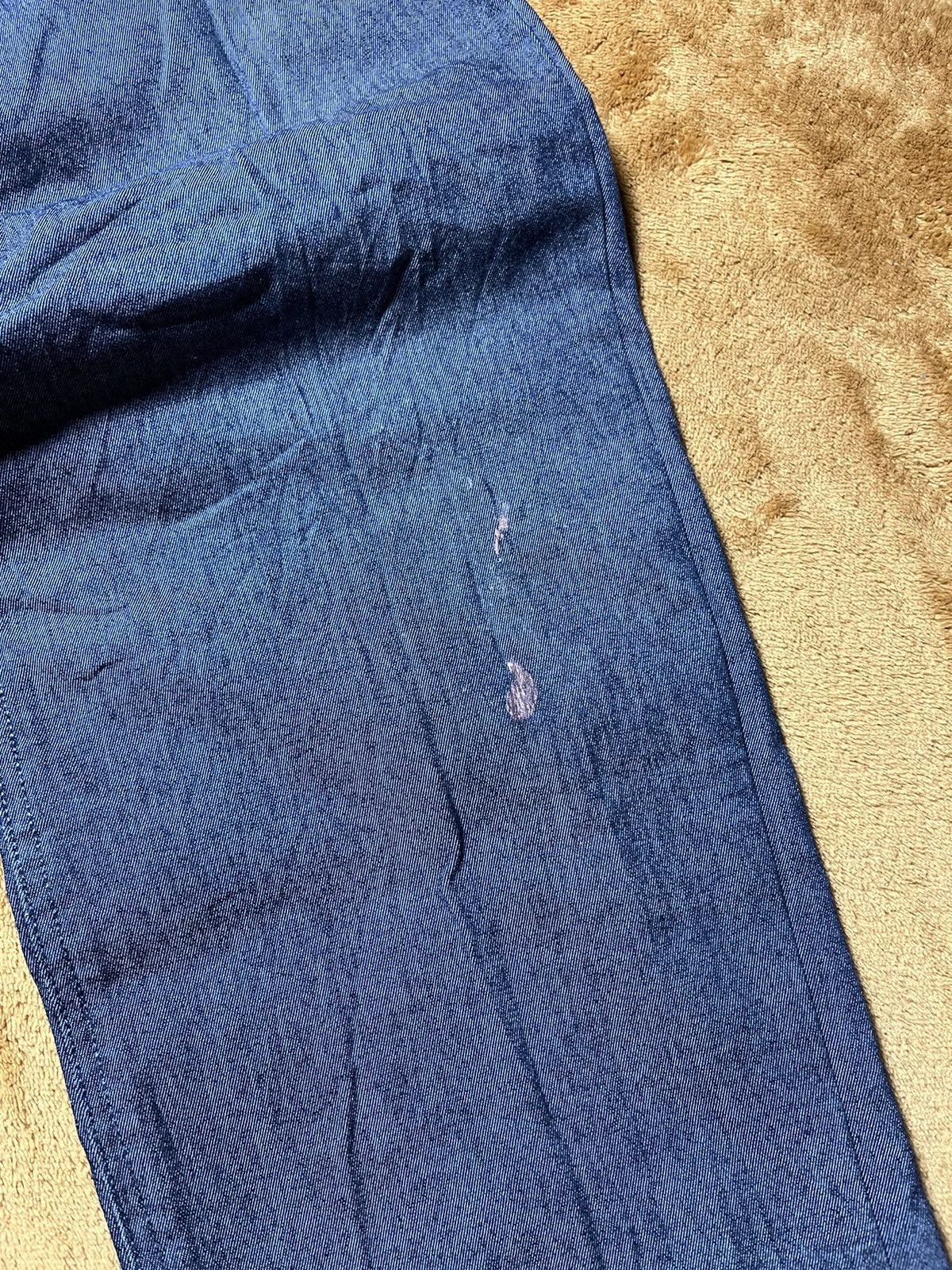 Comme Le Vent Homme Denim Strech Straight Cut Pants