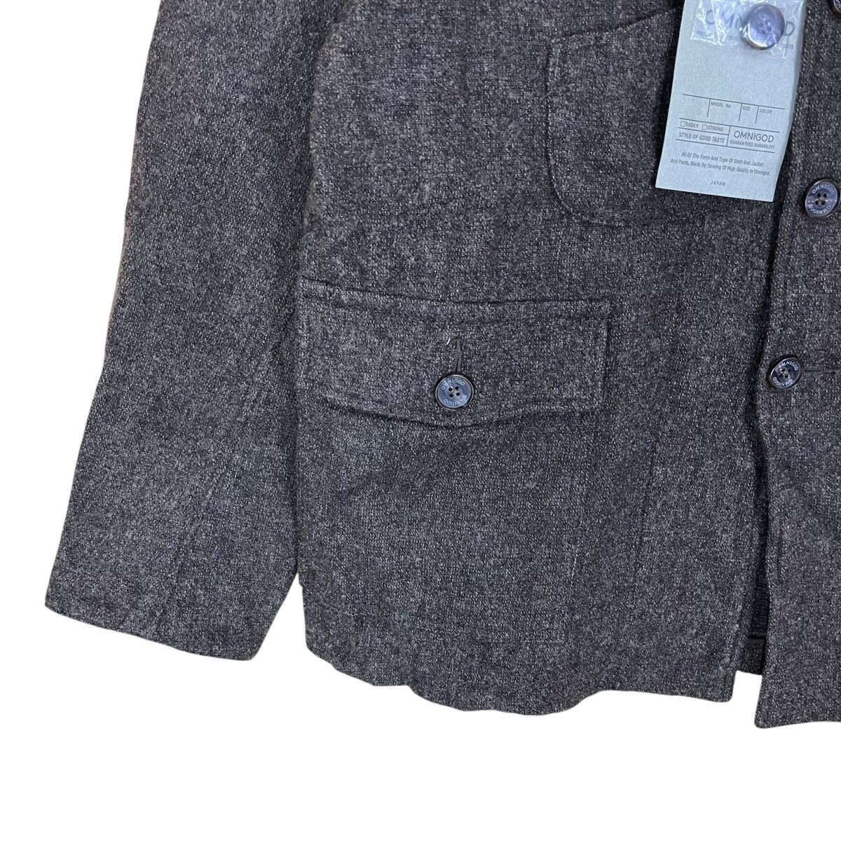 OMNIGOD Omnigod Wool Blend Garment Made In Japan Button Coat Jacket Size US M / EU 48-50 / 2 - 7 Thumbnail