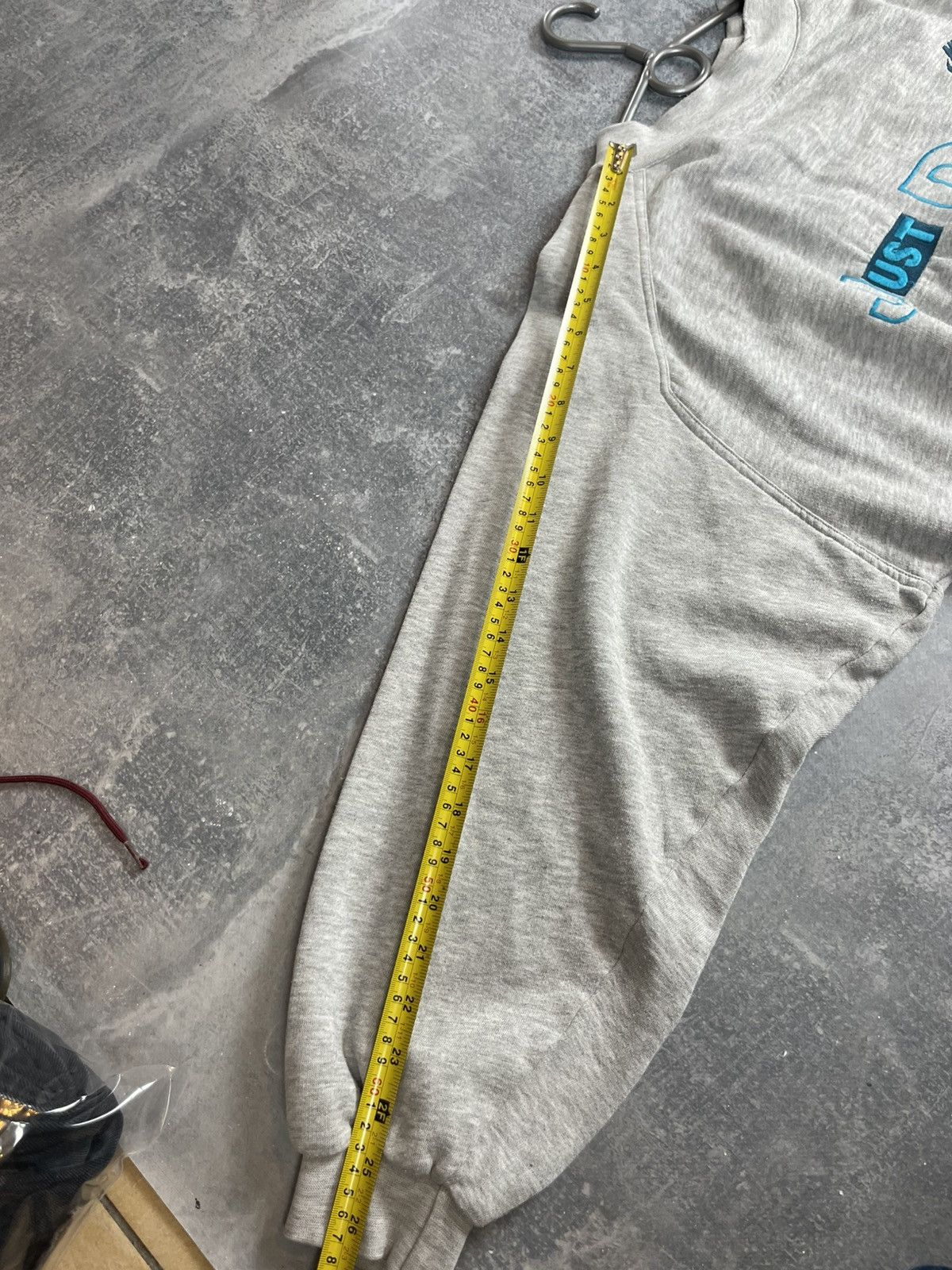 Nike 📏 Vintage 90s boxy Nike just do it gray sweatshirt 📏 Size US M / EU 48-50 / 2 - 5 Thumbnail