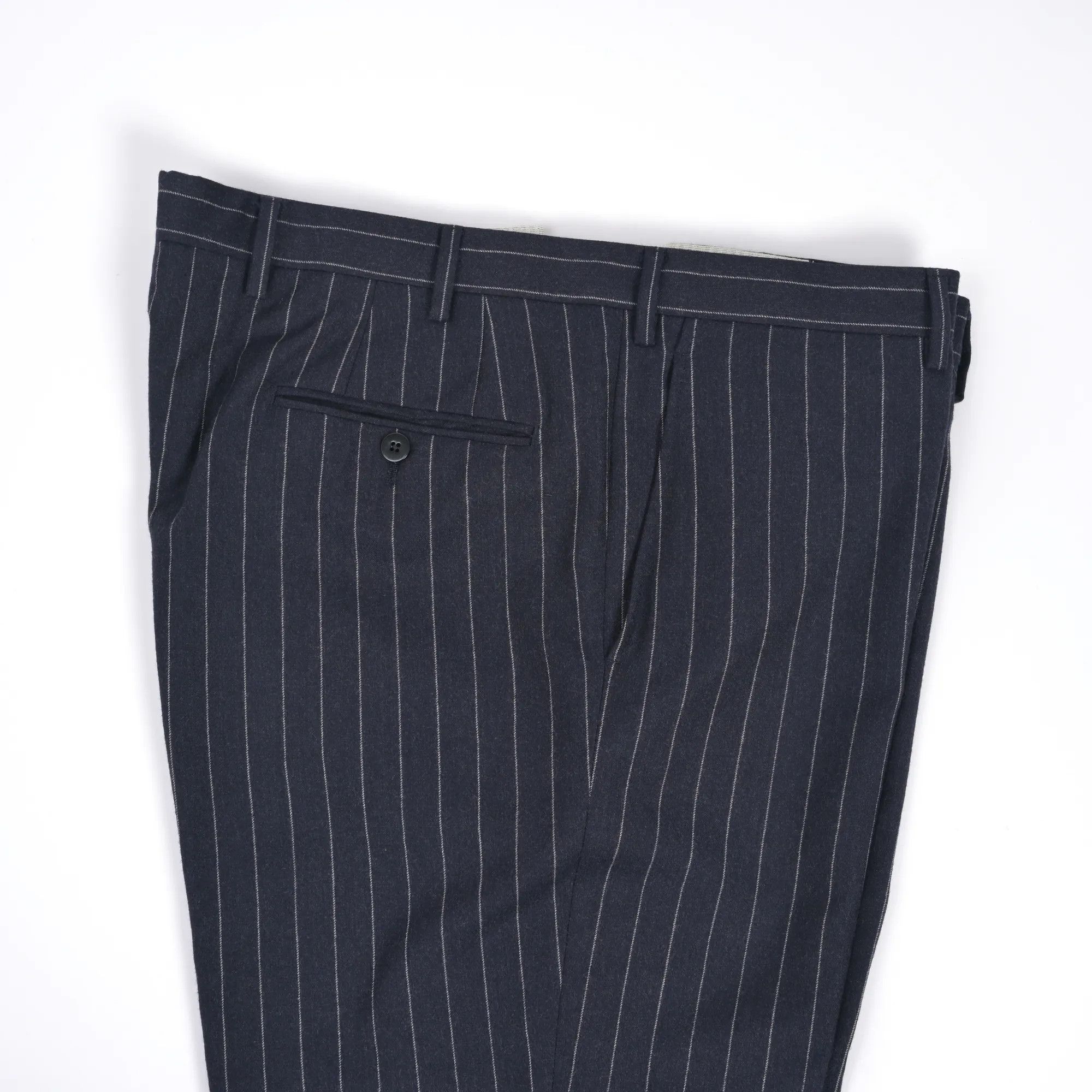 Cifonelli CIFONELLI navy chalk-stripe flannel suit (54 EU) Size 54R - 14 Thumbnail