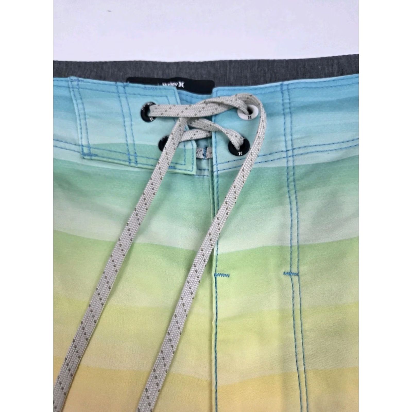 Hurley HURLEY Phantom Boardshorts Mens 32/9" Striped Multicolored Back Pocket #7633 Size US 32 / EU 48 - 4 Thumbnail