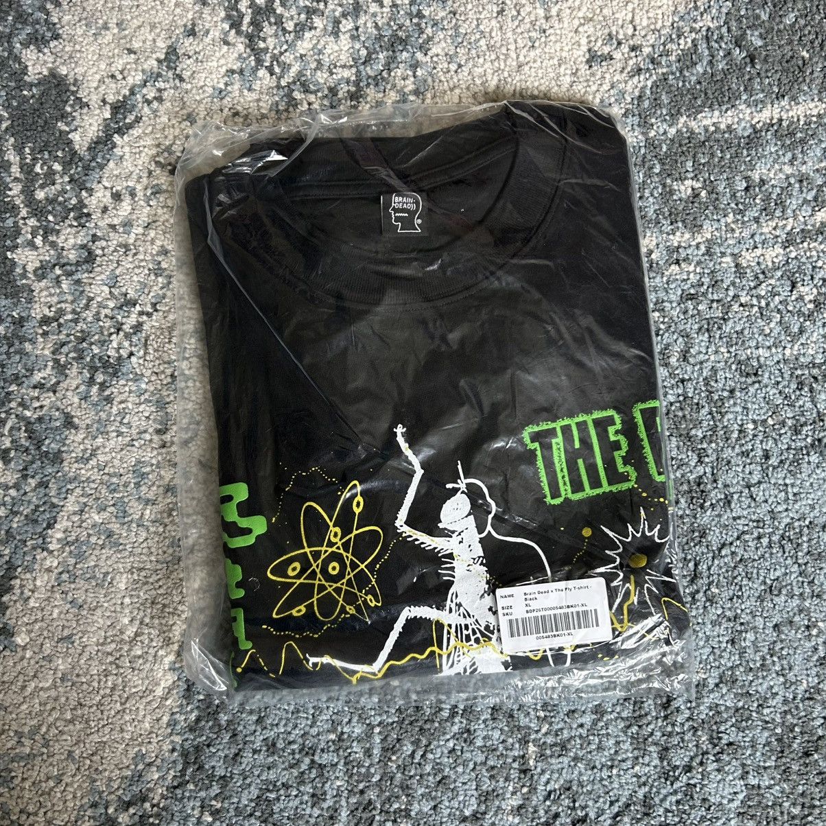 Brain Dead 1986 DAViD CRONENBERG THE FLY JEFF GOLDBLUM PUFF PRiNT TEE Size US XL / EU 56 / 4 - 4 Thumbnail