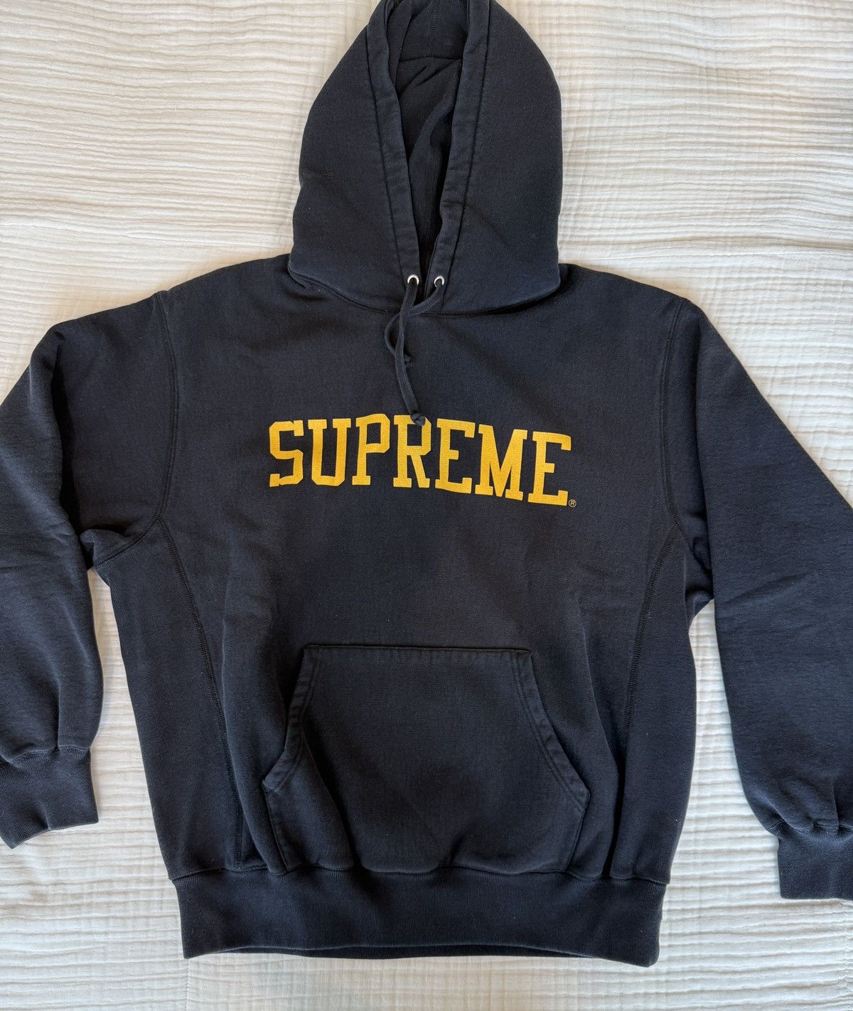 Supreme Logo Hoodie Medium