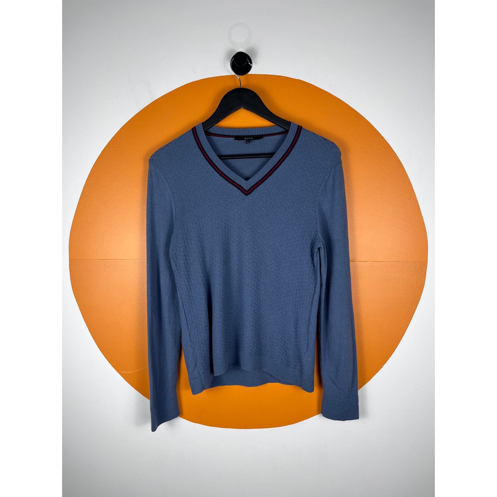 Gucci × Tom Ford Gucci knitwear 100% silk v-neck Italy designer 