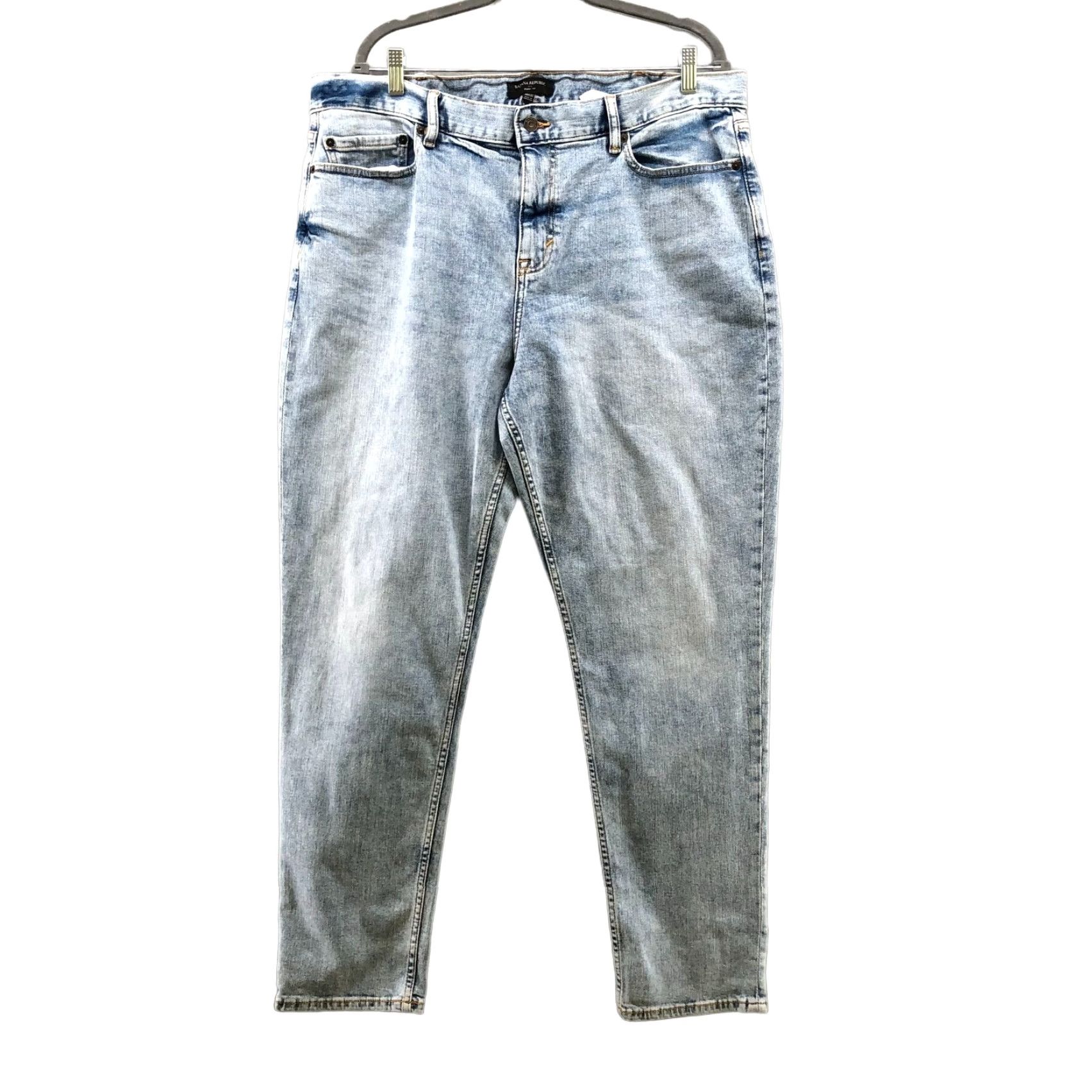 Banana Republic Banana Republic Jeans Mens 38x32 Skinny Fit Blue Light Wash Cotton Blend Denim Zip Fly Stretch NWT Size US 38 / EU 54 - 2 Thumbnail